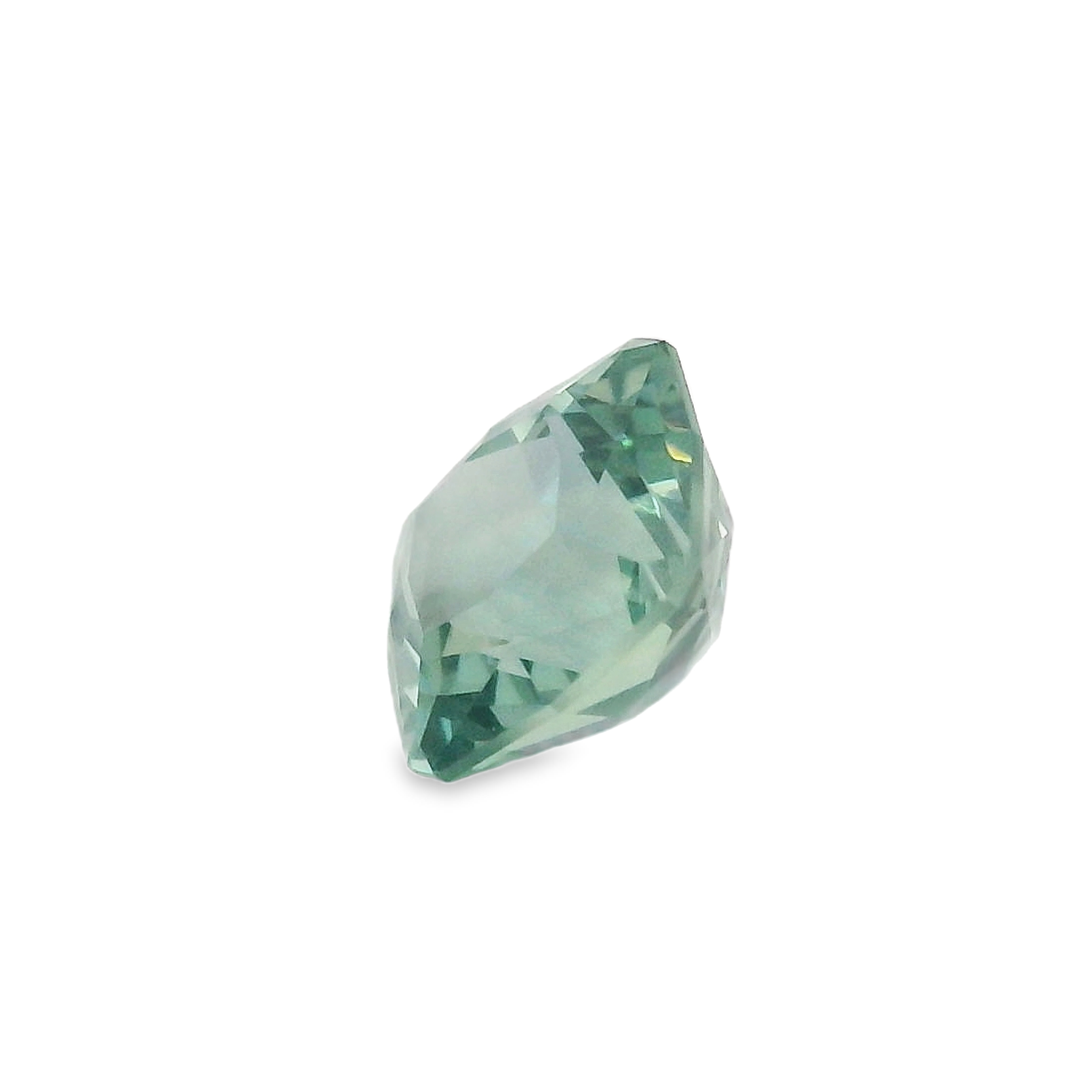 1.30ct Teal Cushion Cut Montana Sapphire
