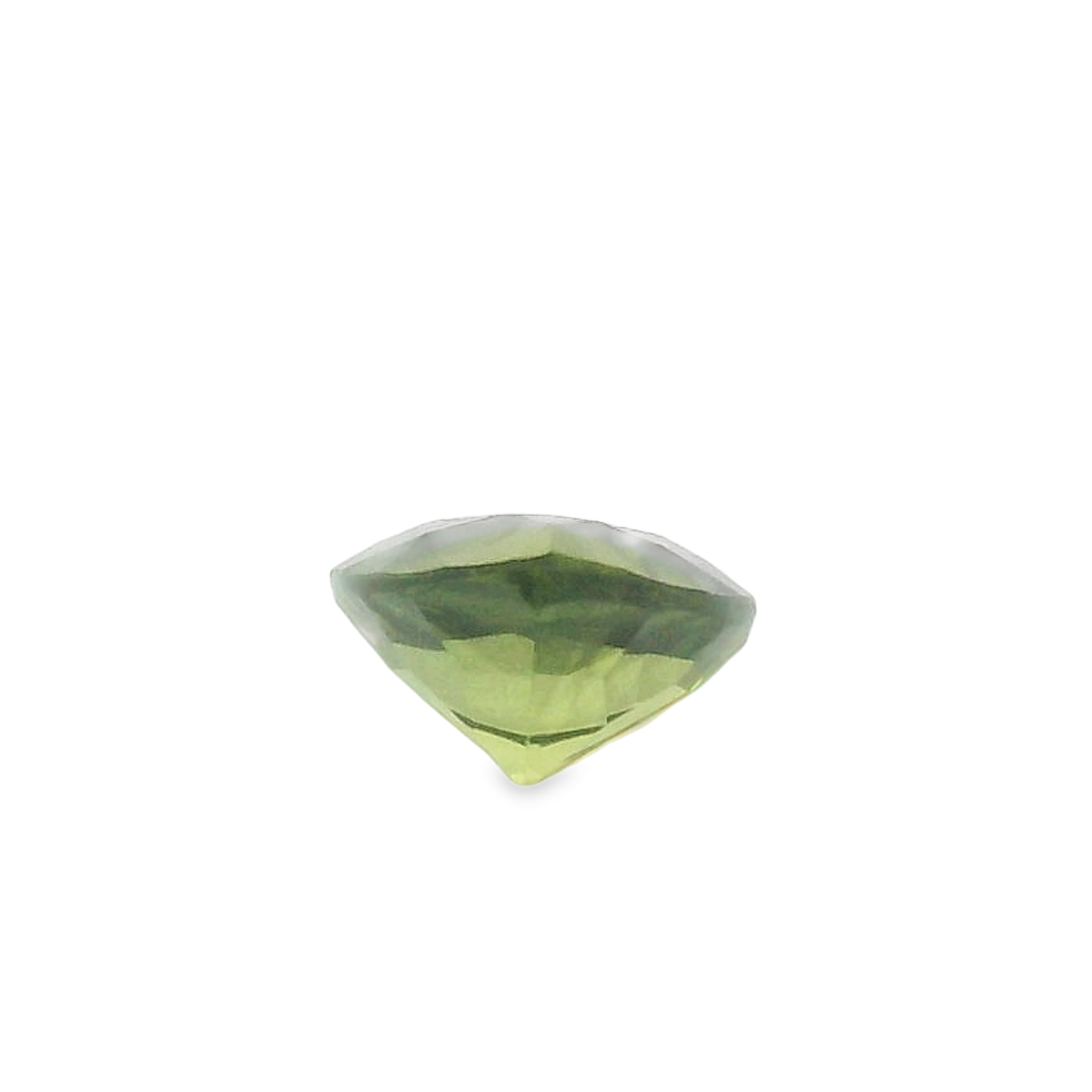 0.94ct Green Trilliant cut Sapphire.