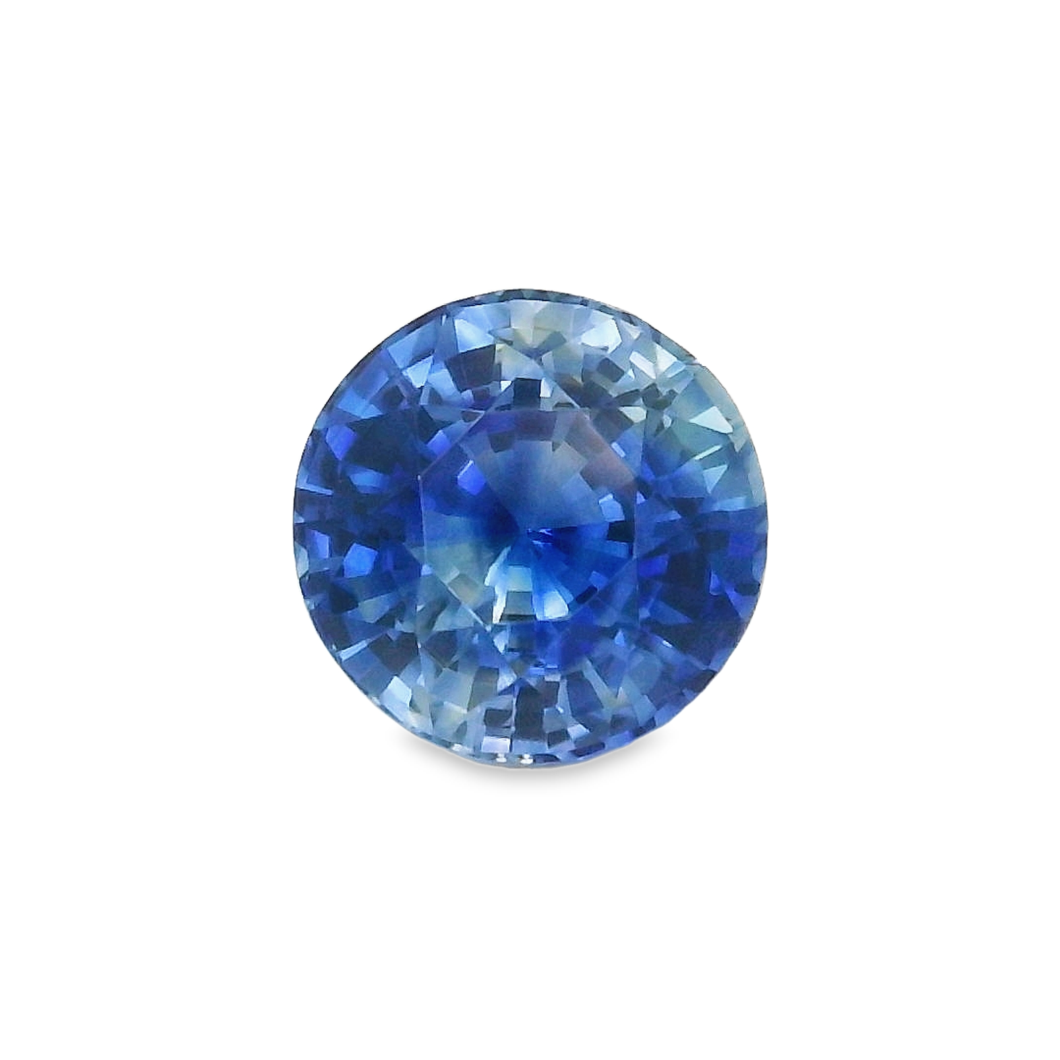2.66ct Blue Round Brilliant cut Sapphire