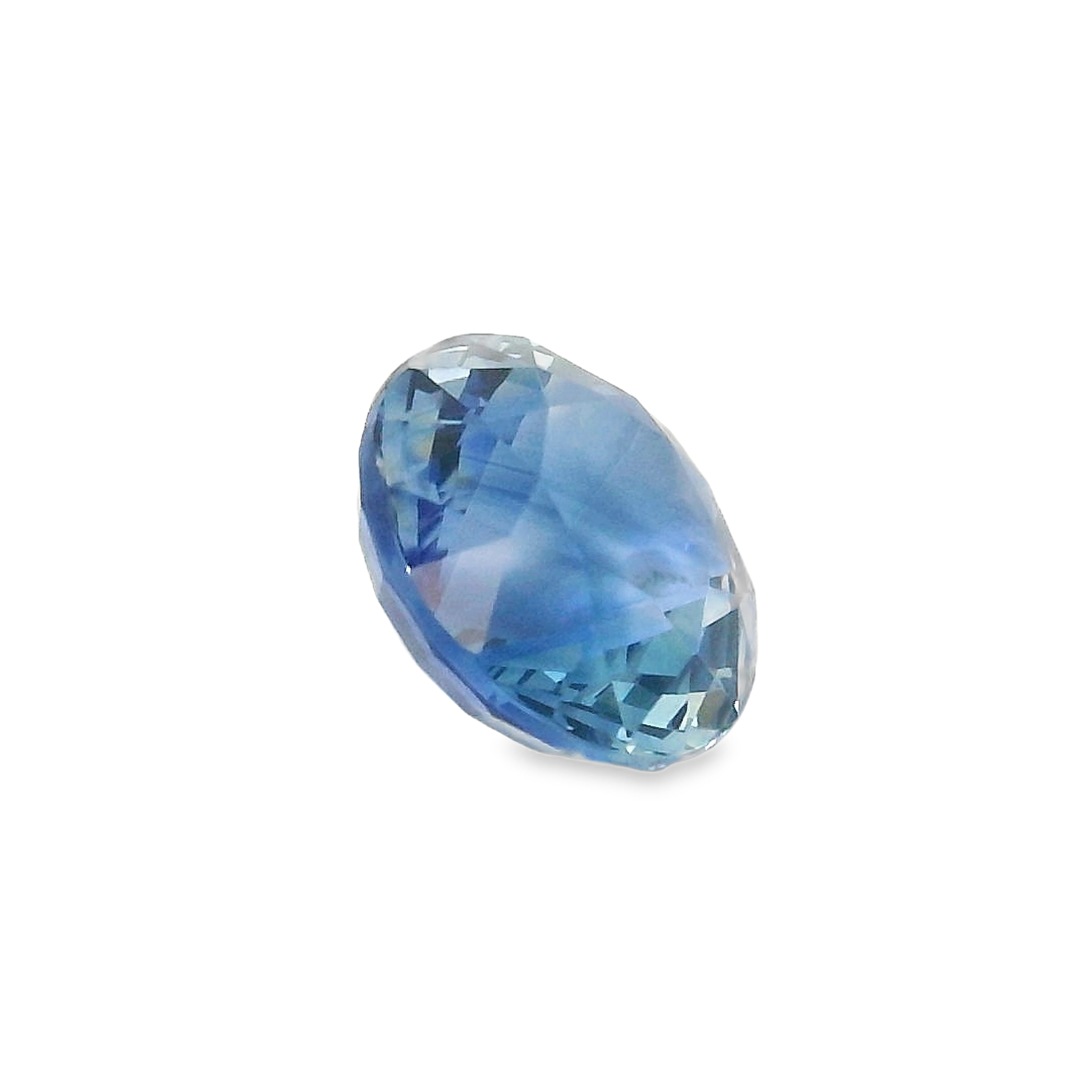 2.66ct Blue Round Brilliant cut Sapphire