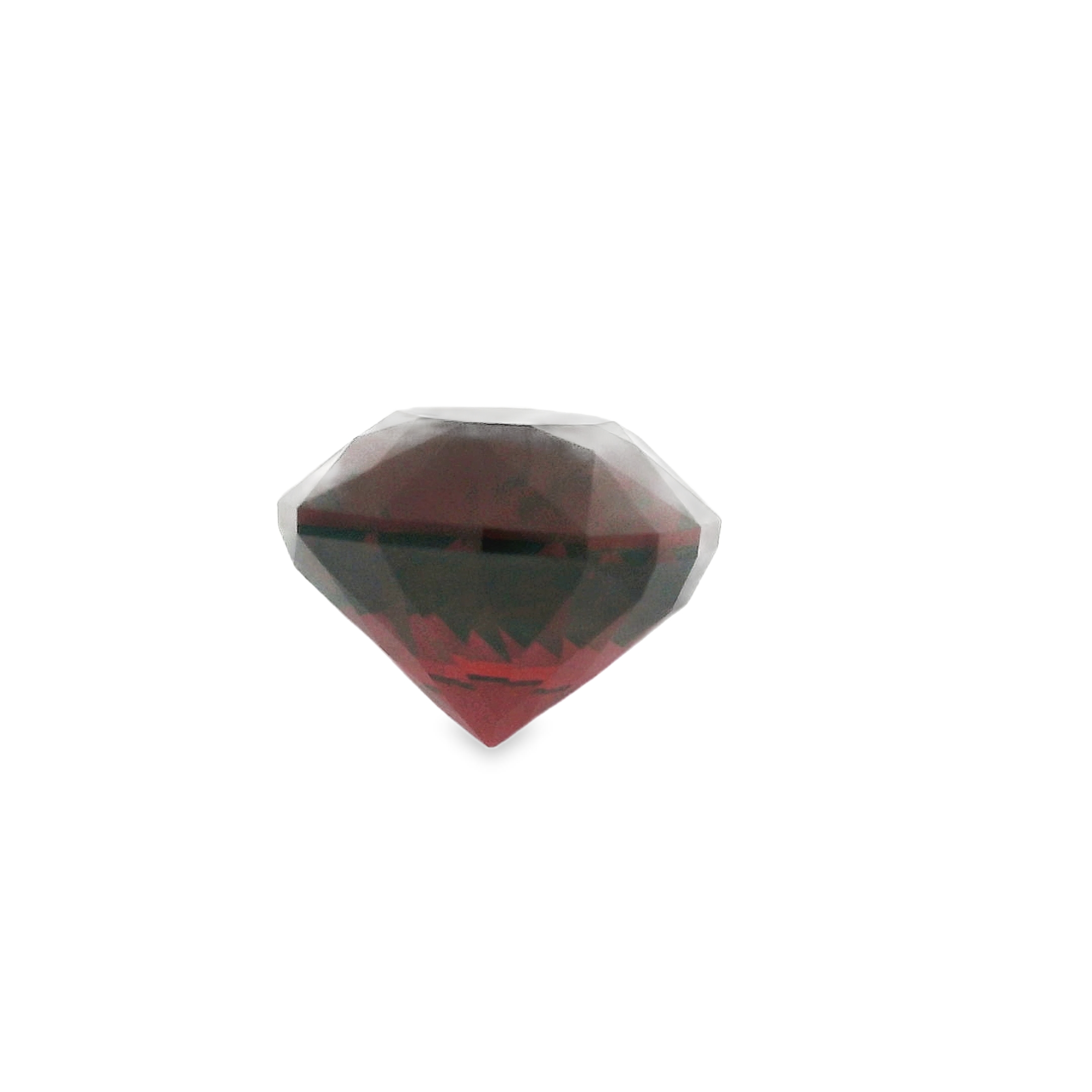6.29ct red cushion cut garnet