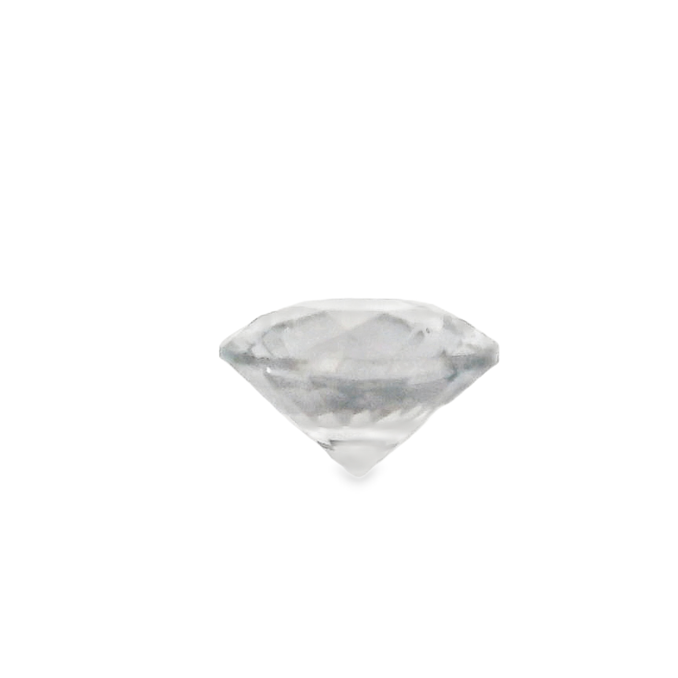 0.67ct Grey Round Brilliant cut Spinel.