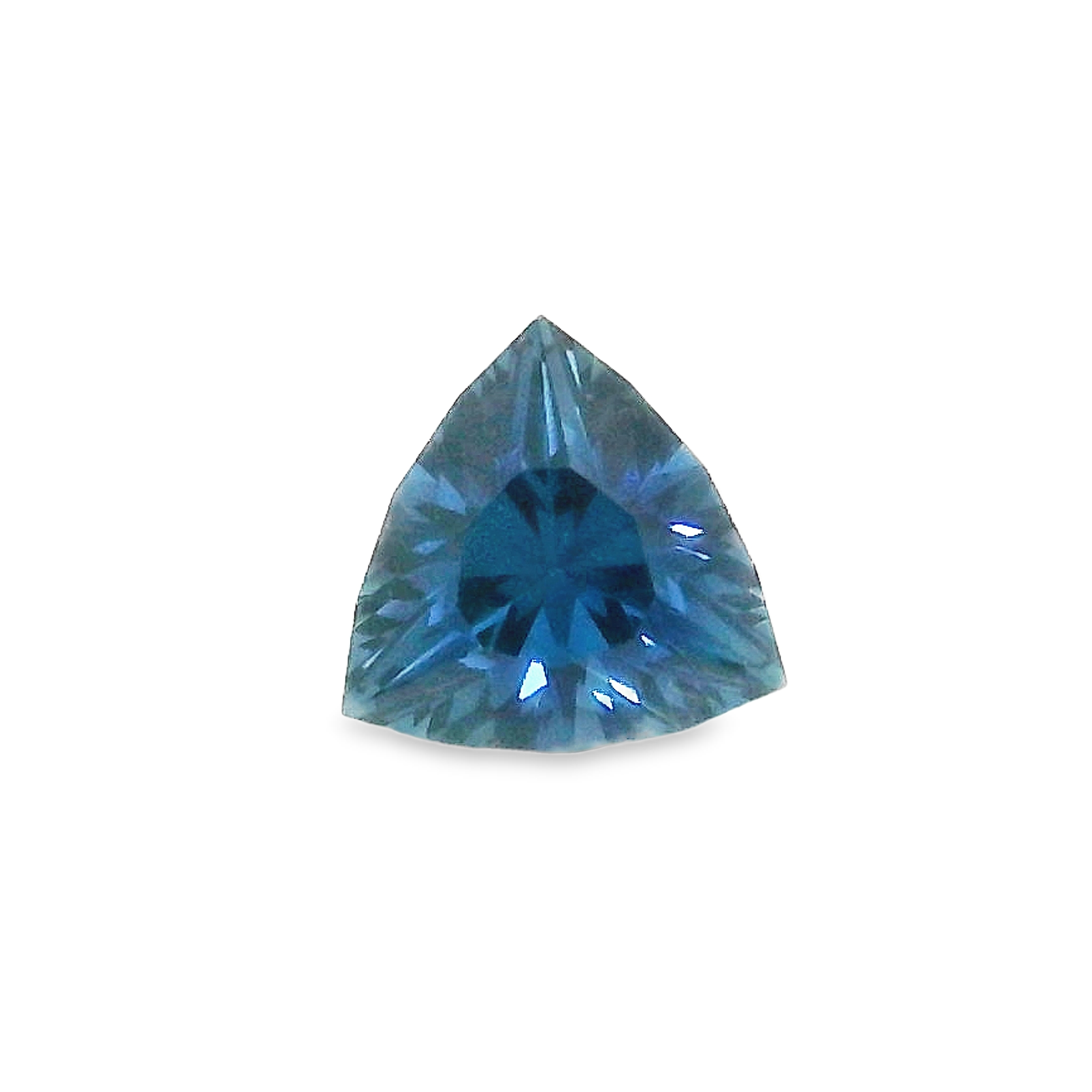 0.71ct Trilliant cut Blue Tasmanian Sapphire
