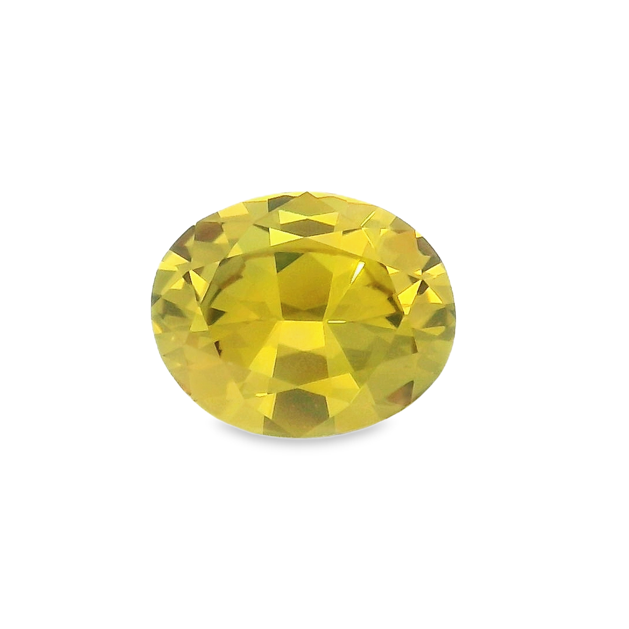 1.55ct Oval cut Yellow Sapphire