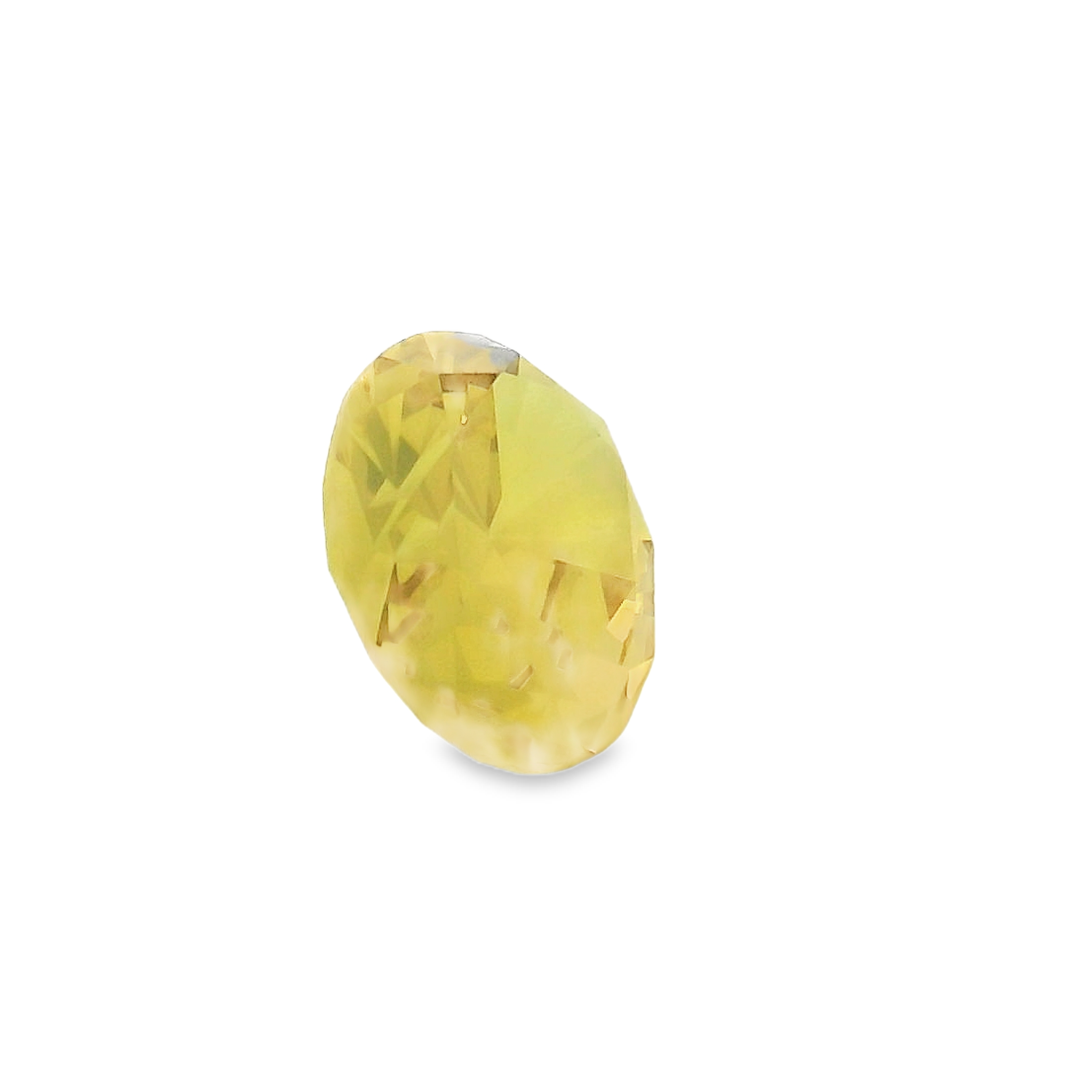 1.55ct Oval cut Yellow Sapphire