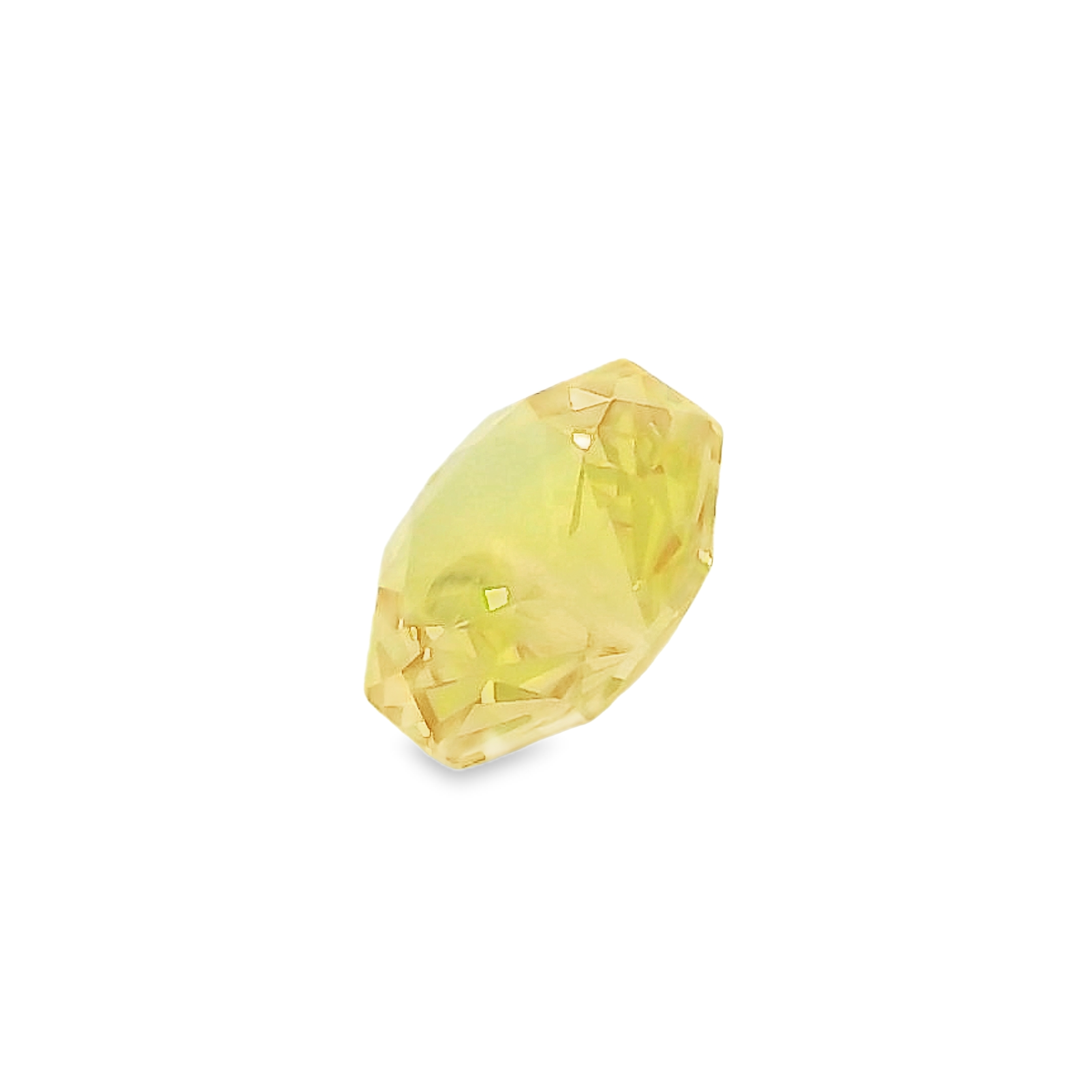 0.79ct Octagonal Cut Yellow Sapphire