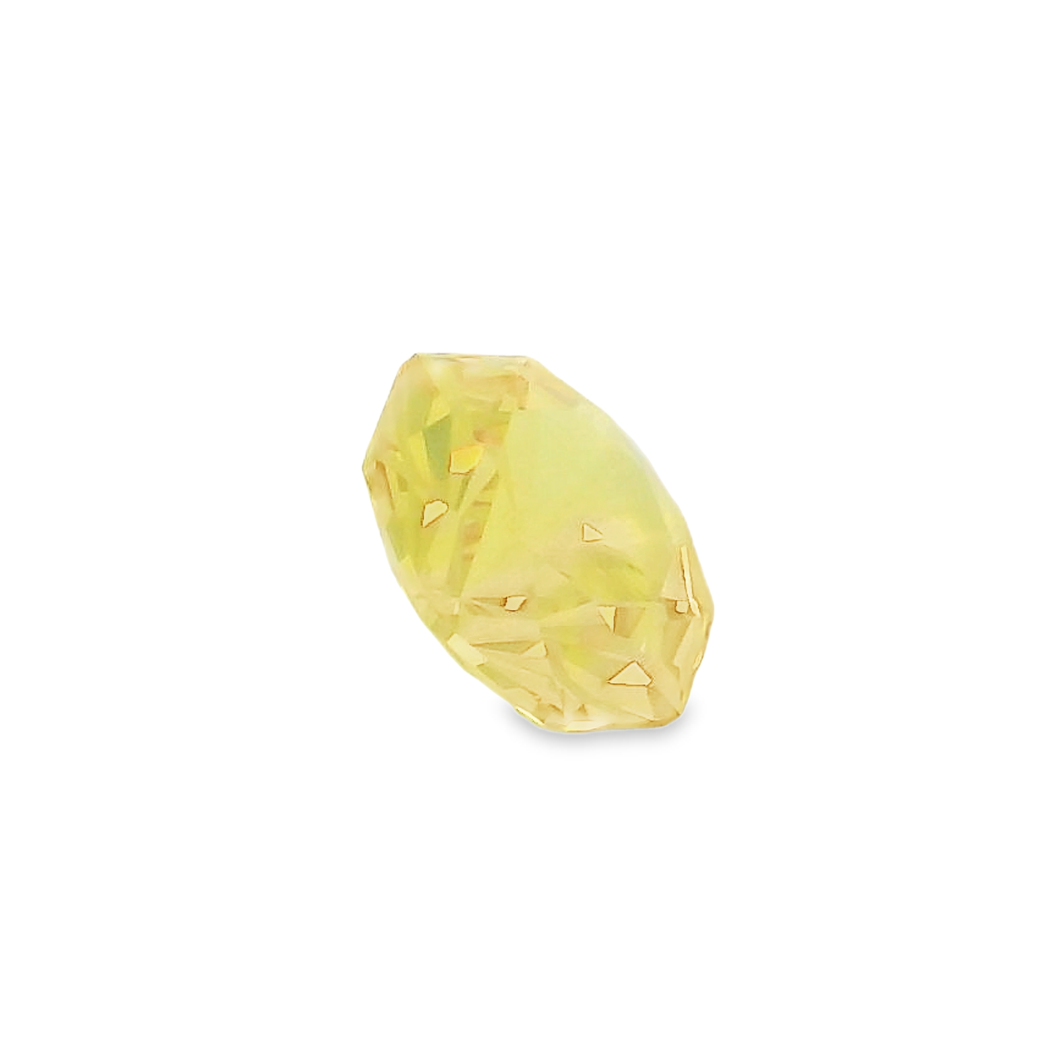0.79ct Octagonal Cut Yellow Sapphire