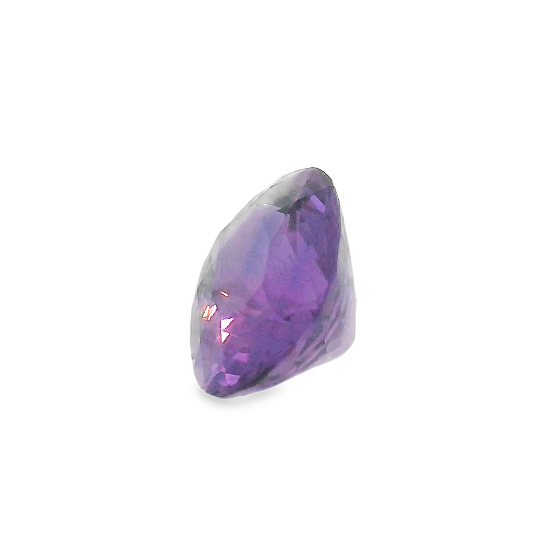 0.67ct Cushion Cut Purple Sapphire