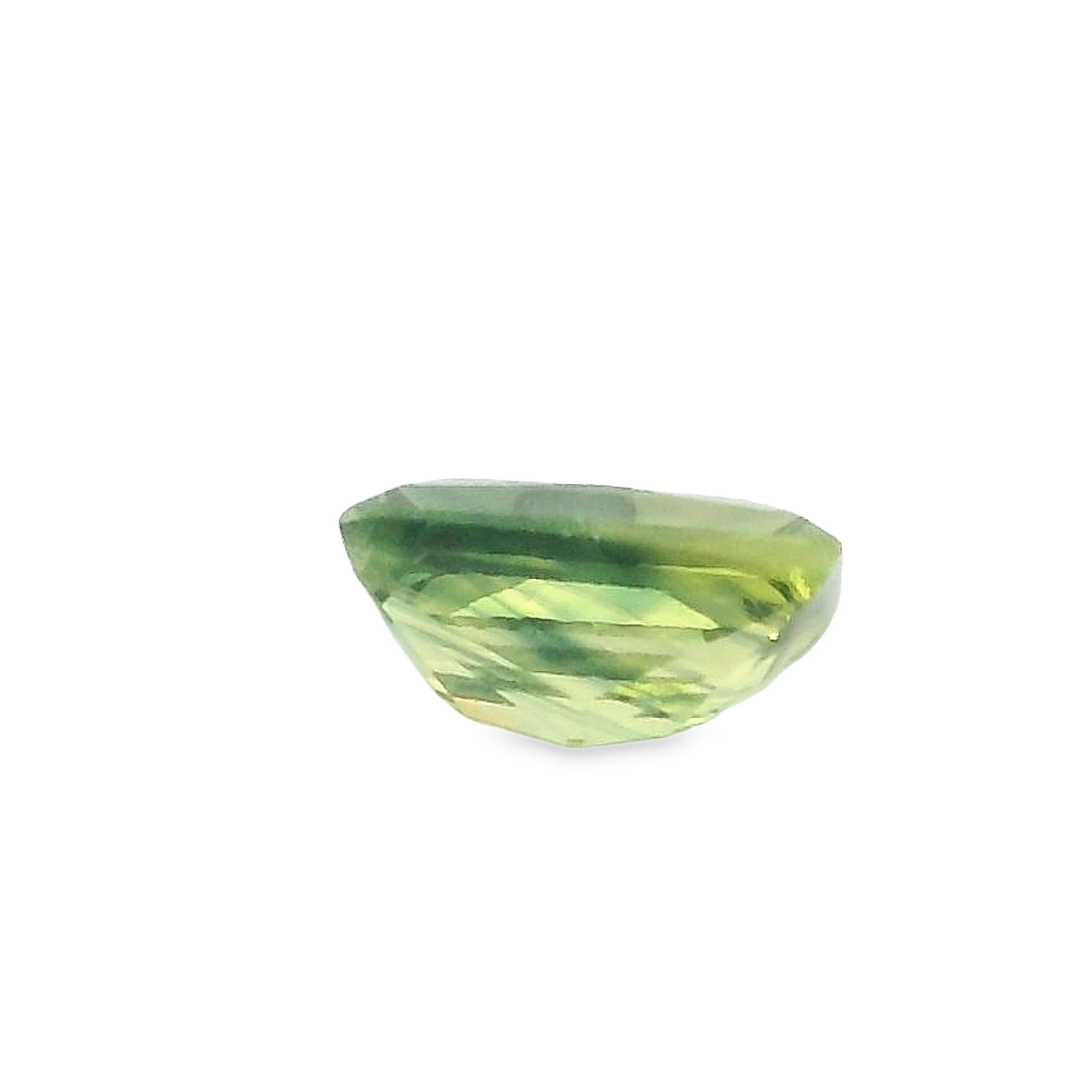 0.82ct Radiant cut Green Sapphire