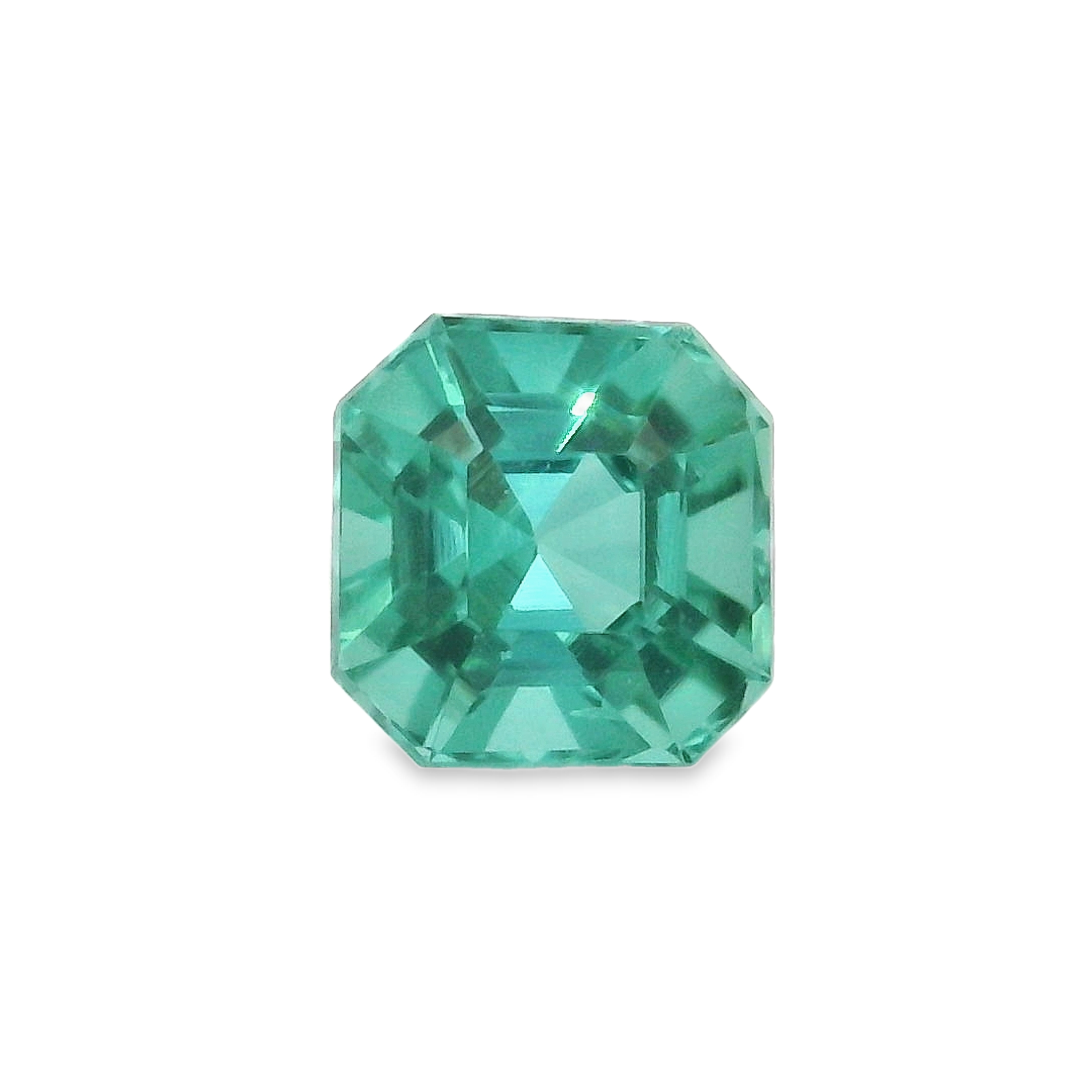 1.00ct Green Cushion cut Tourmaline