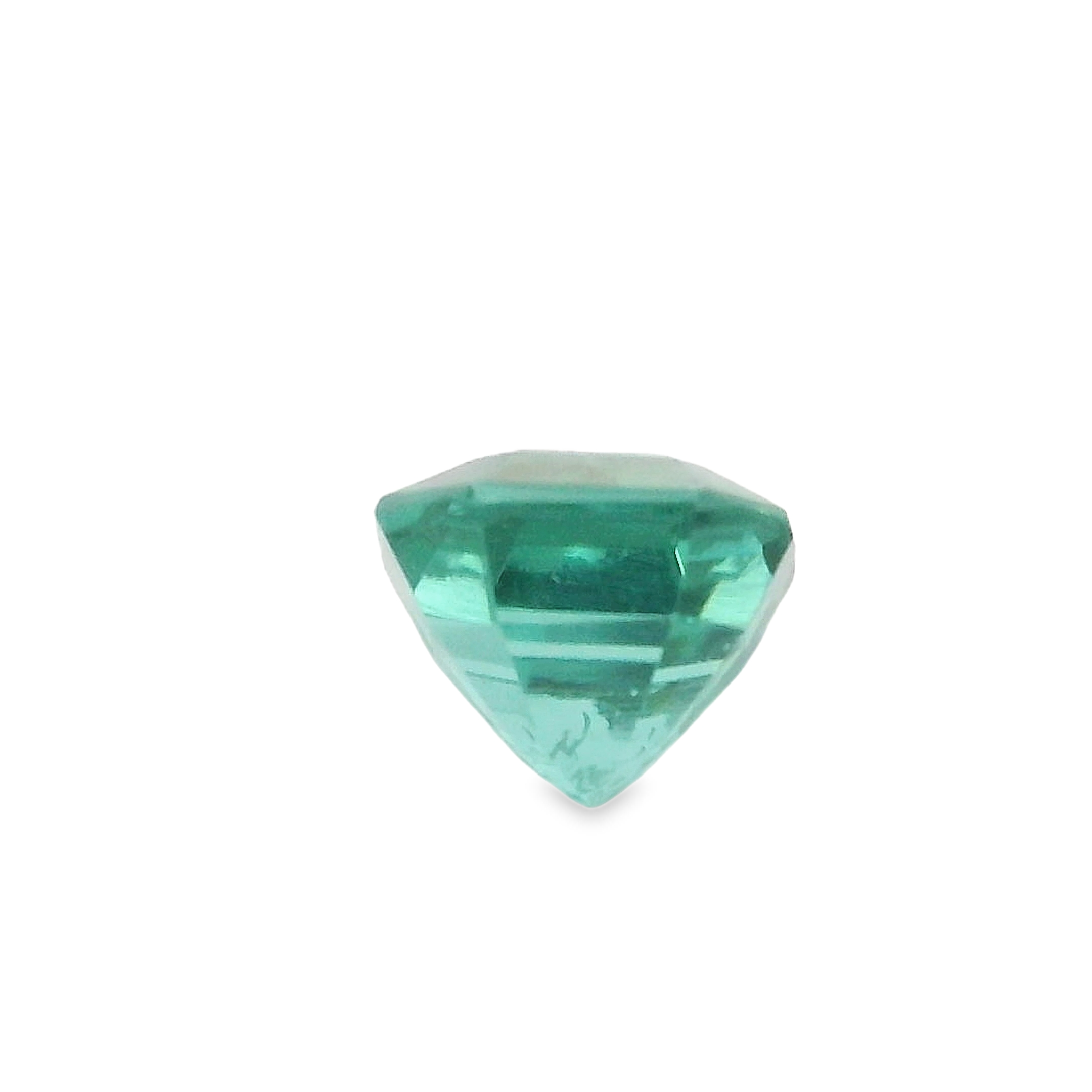 0.76ct Radiant cut blue Tourmaline