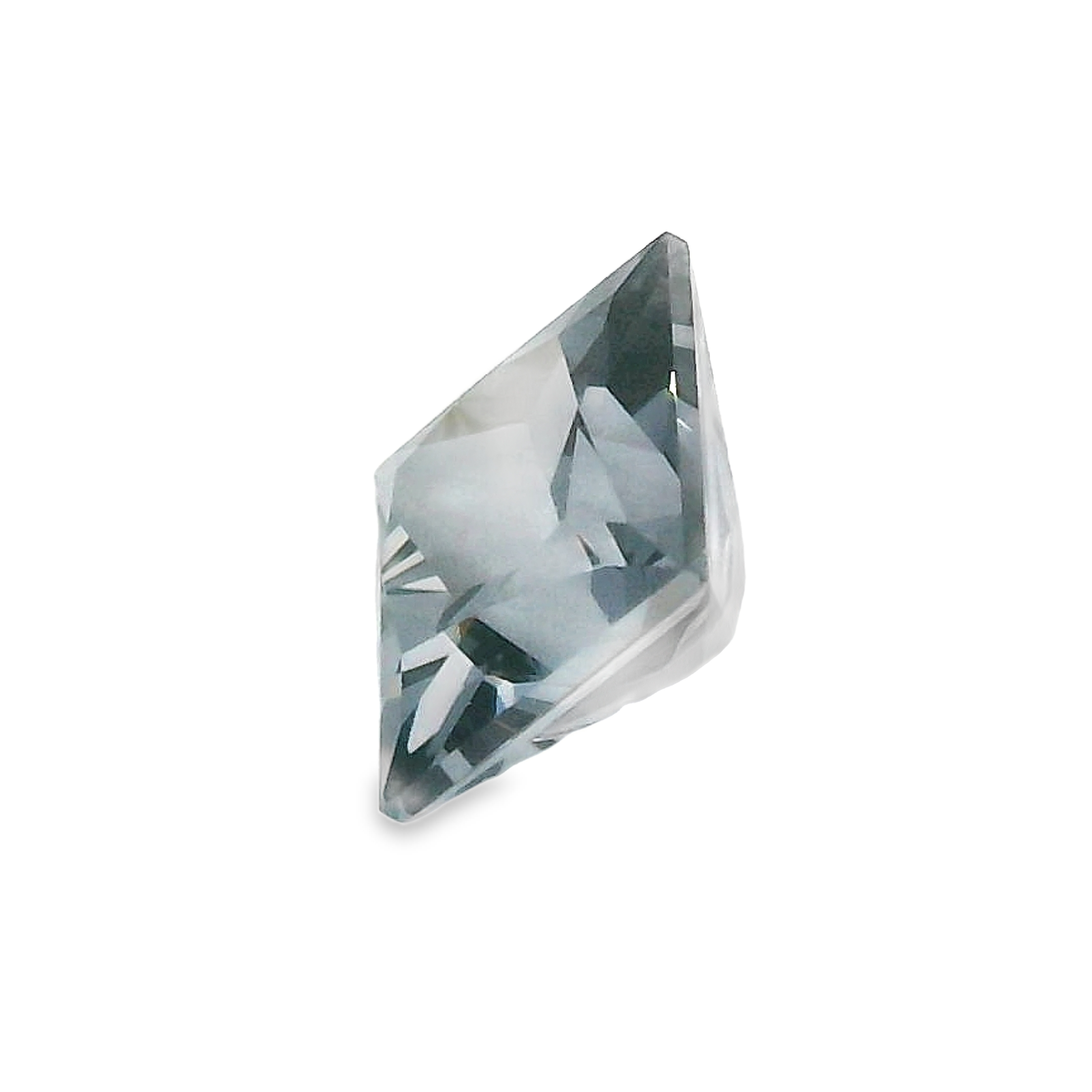 1.27ct Princess cut Blue/Grey Spinel