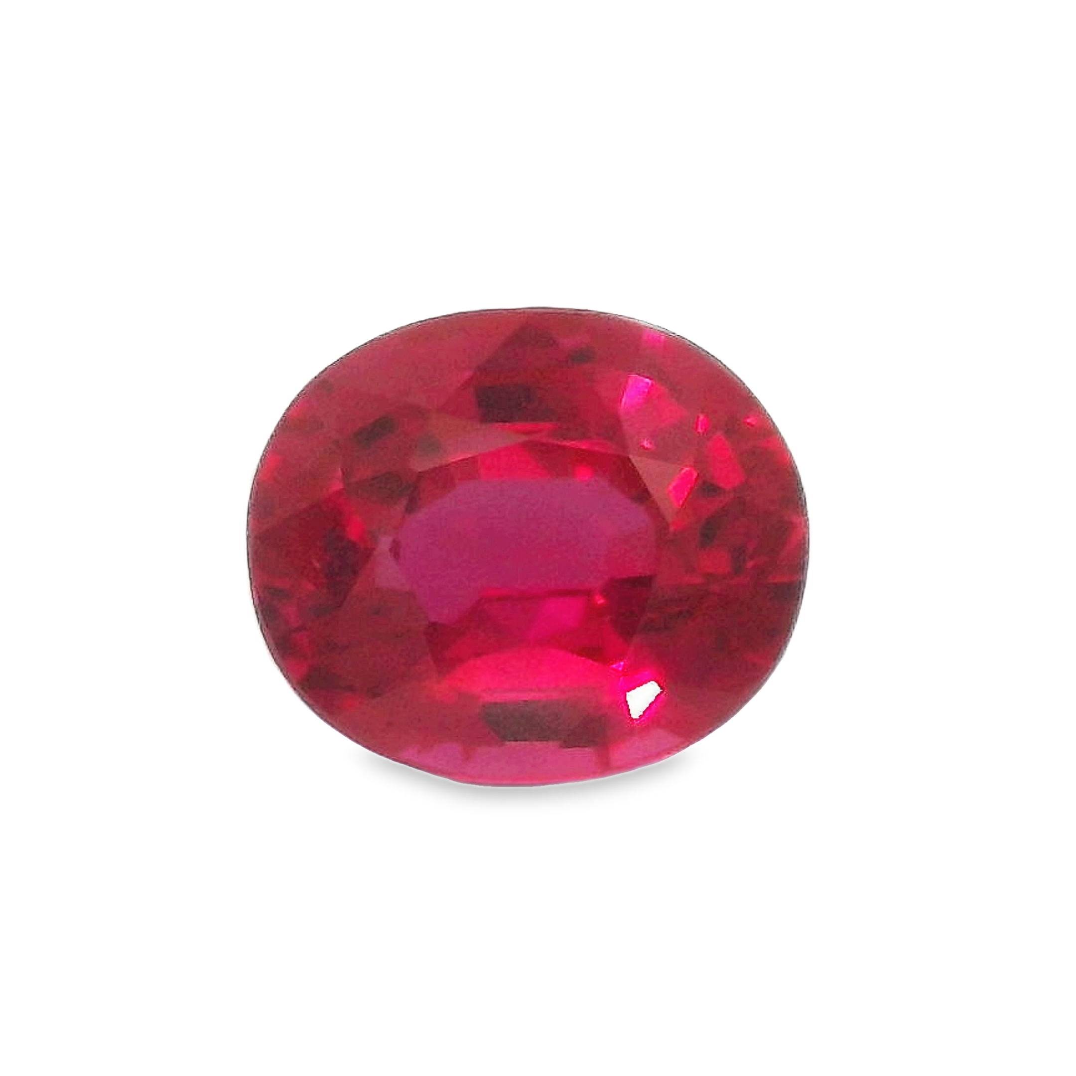 1.51ct Oval cut Red Ruby