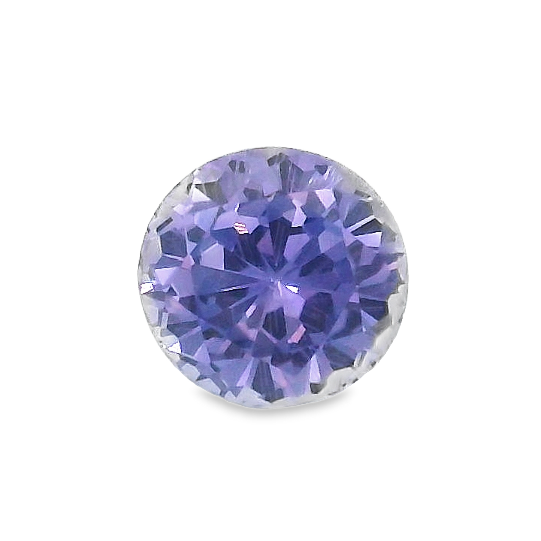 1.06ct Round Purple Sapphire