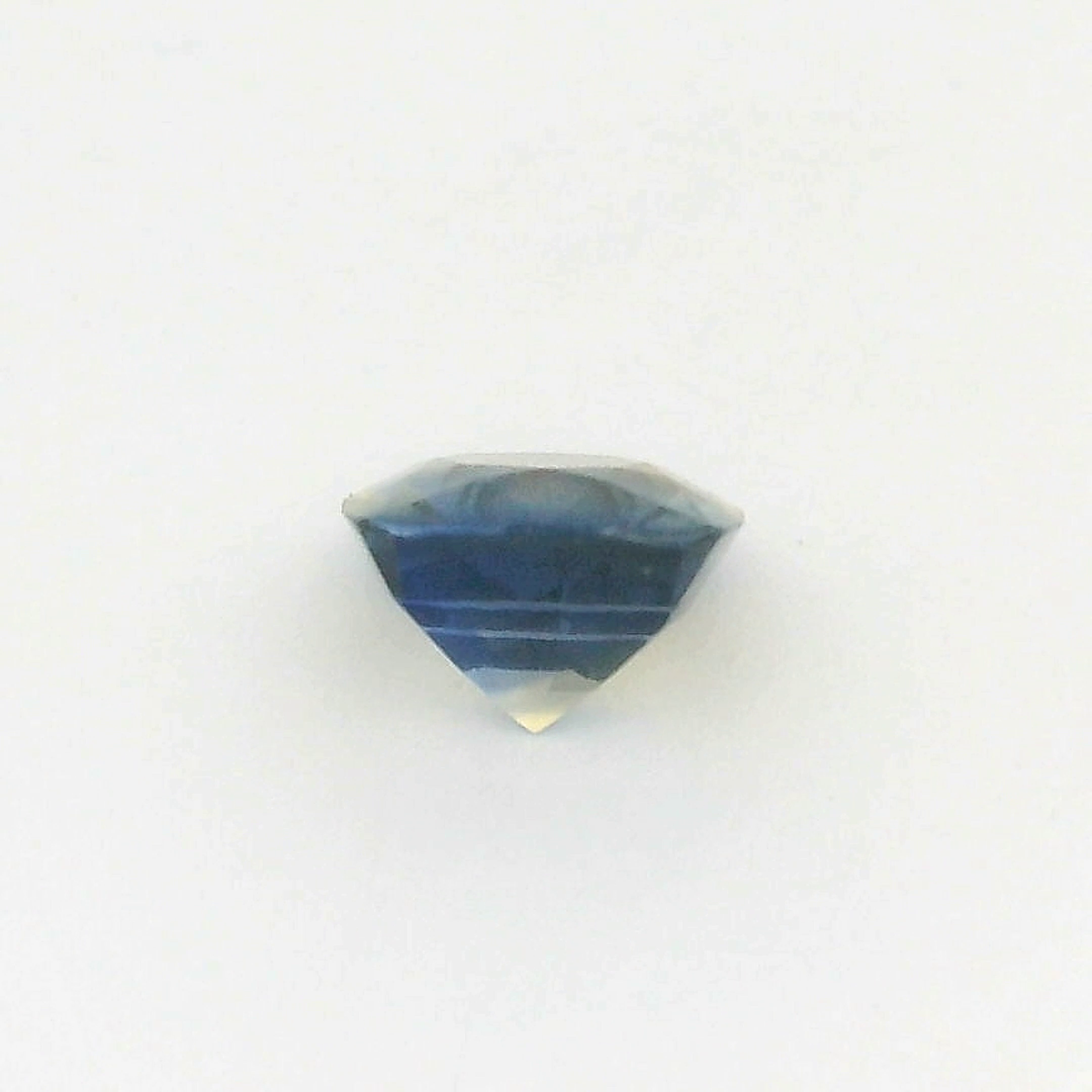 0.76ct Yellow/Blue Cushion Cut Parti Sapphire