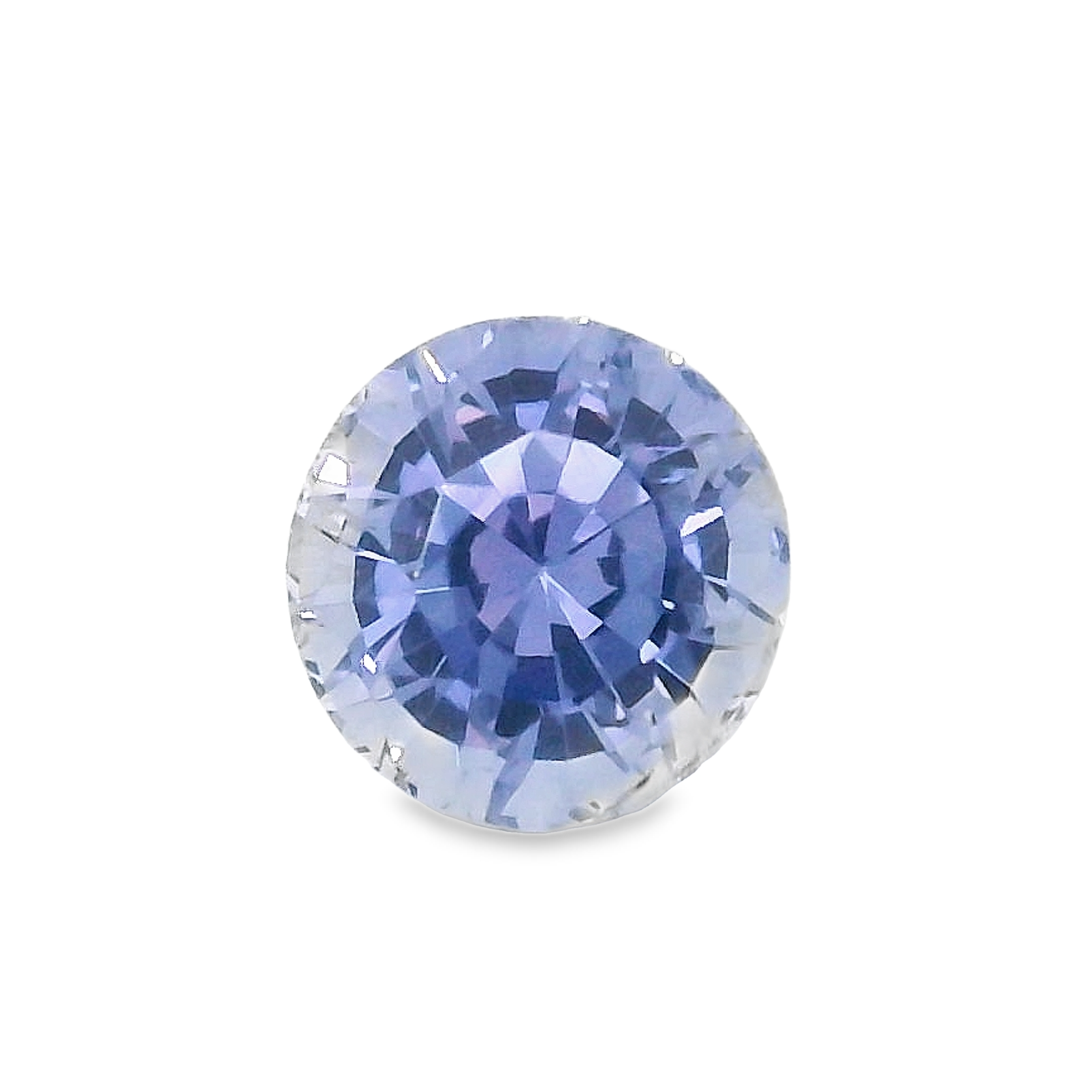 1.01ct Purple Round Brilliant cut Sapphire