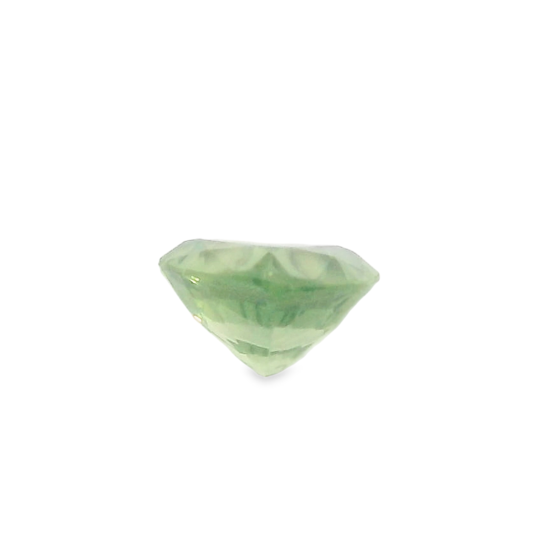 0.75ct , Green Trilliant cut Sapphire