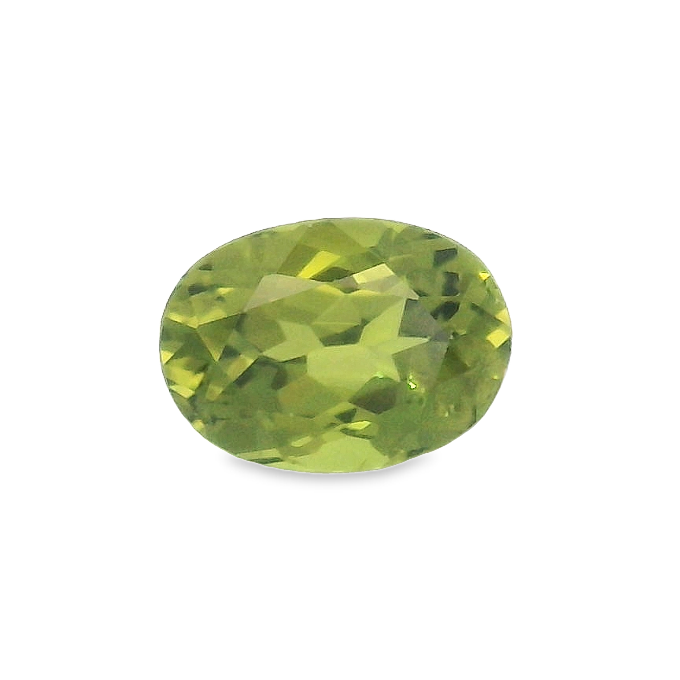 1.14ct , Green Oval cut Sapphire