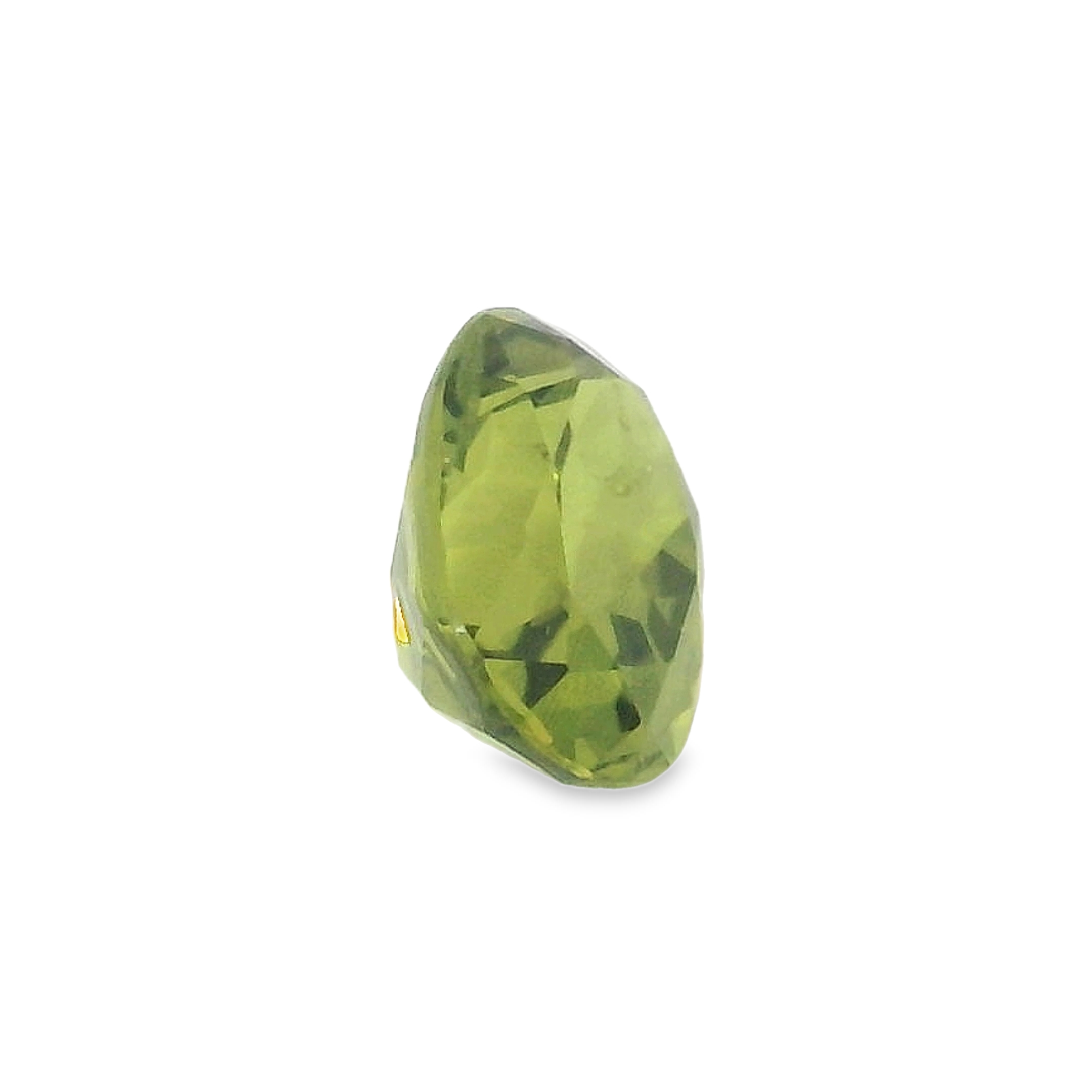 1.14ct , Green Oval cut Sapphire