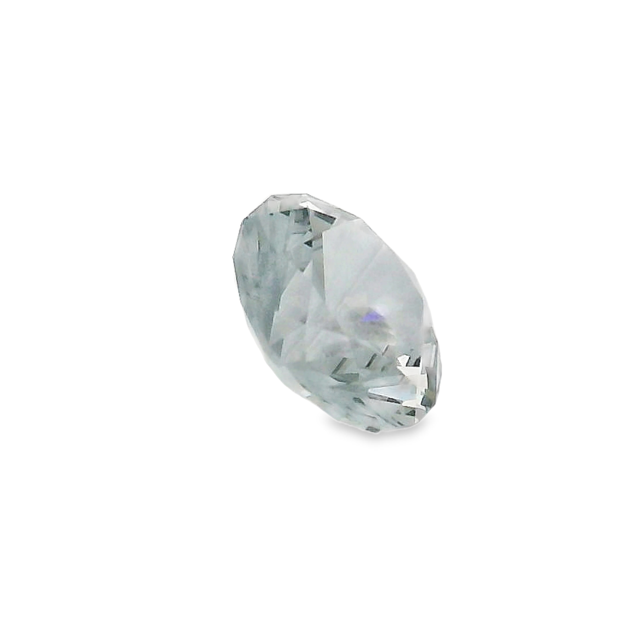 0.81ct , Blue Round Brilliant cut Spinel