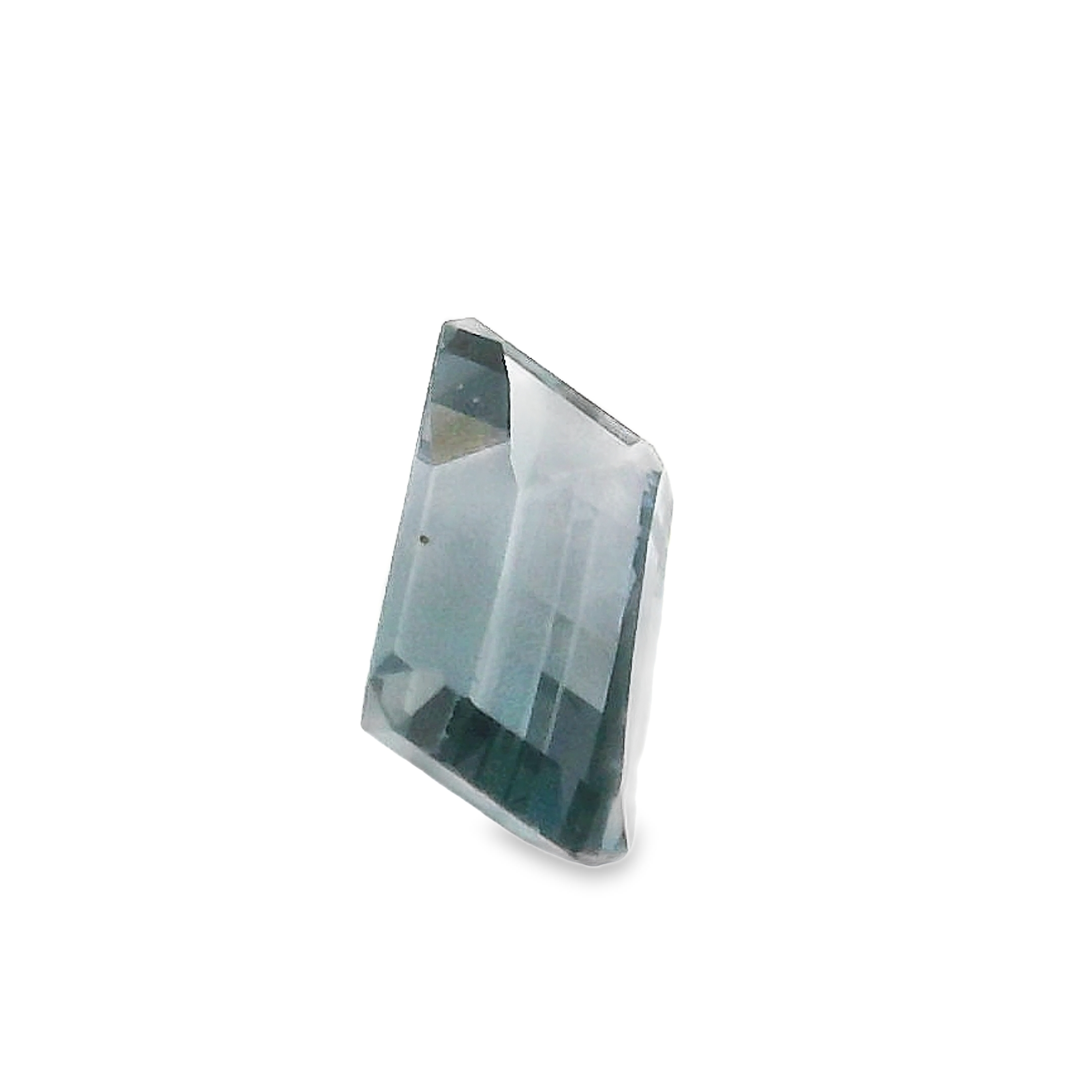 0.83ct , Black Emerald cut Spinel