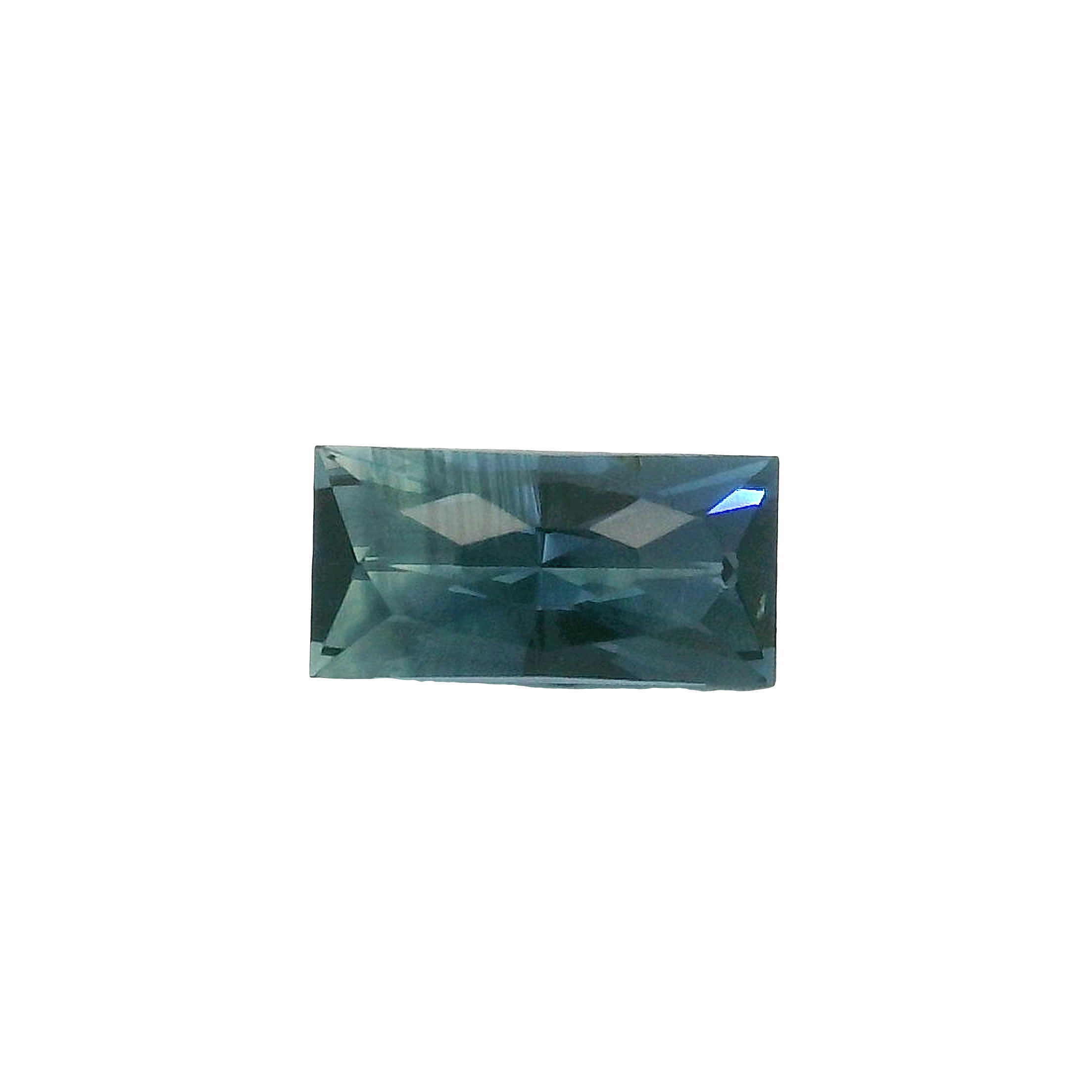1.02ct Blue Baguette cut Tasmanian Sapphire