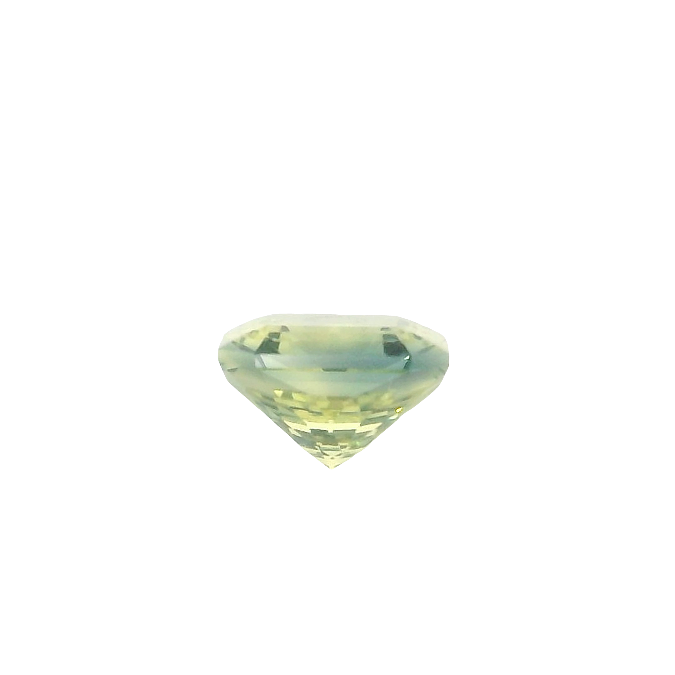 1.17ct bi-colour, blue, yellow, parti radiant cut Tasmanian Sapphire