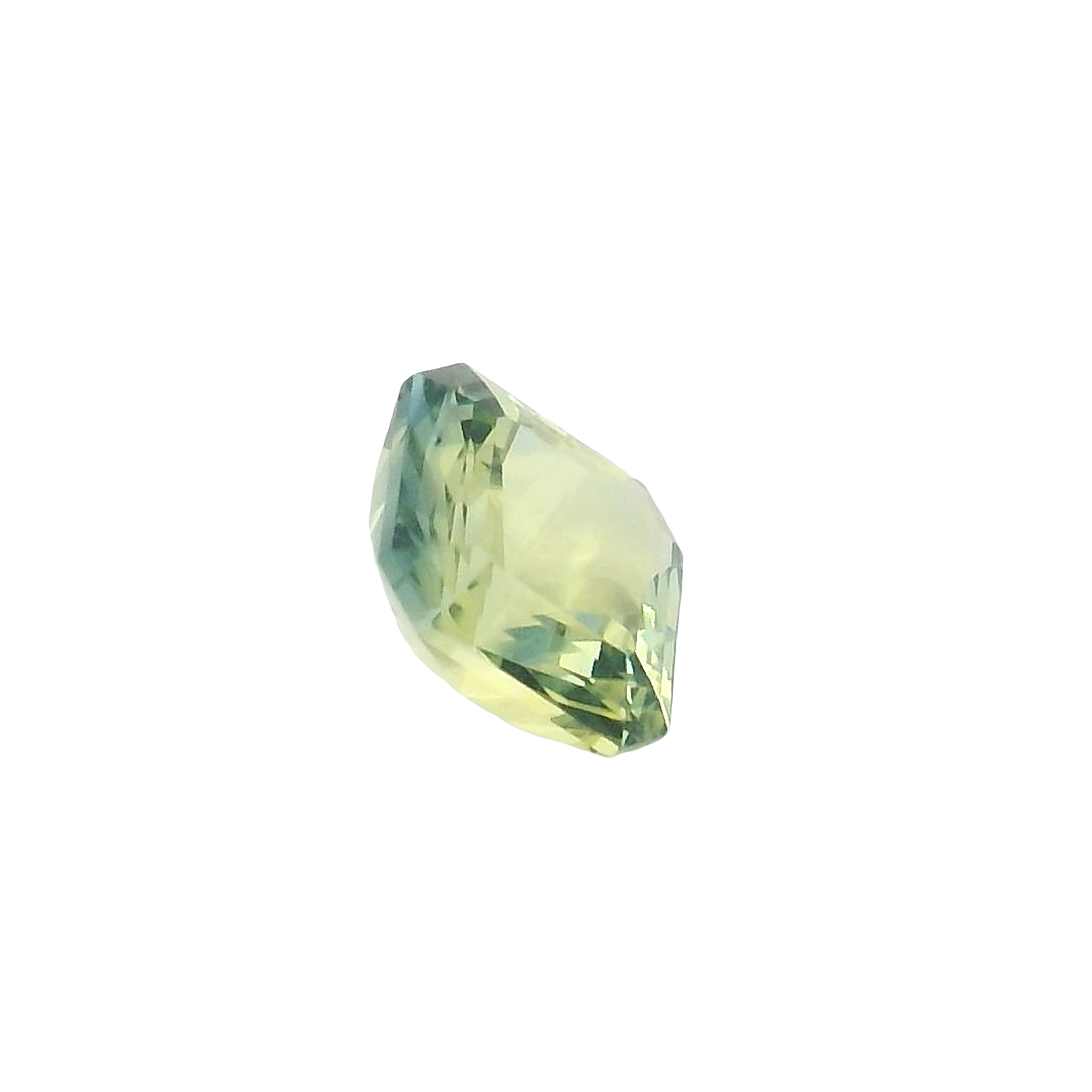 1.17ct bi-colour, blue, yellow, parti radiant cut Tasmanian Sapphire