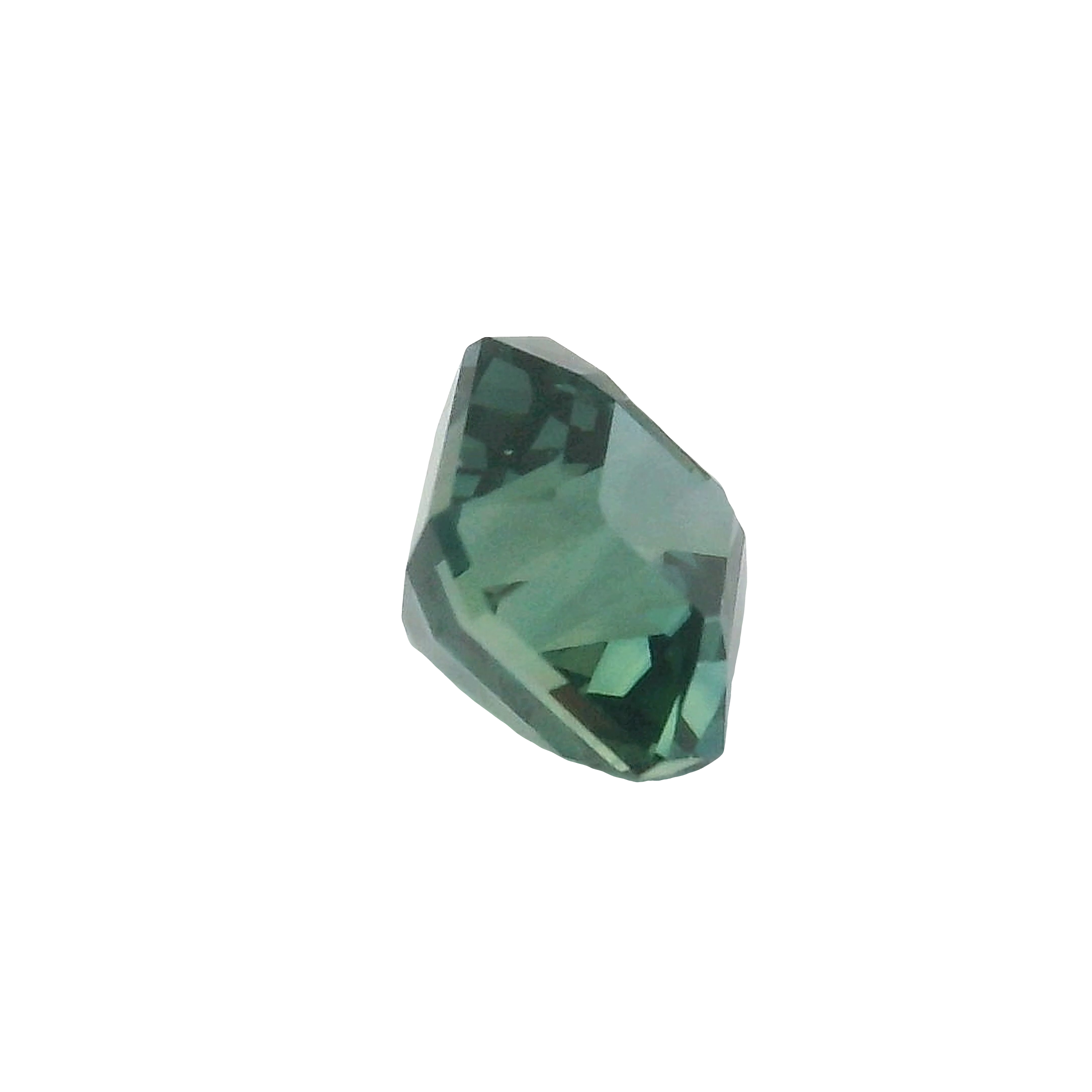 1.64ct Green Emerald Cut Sapphire