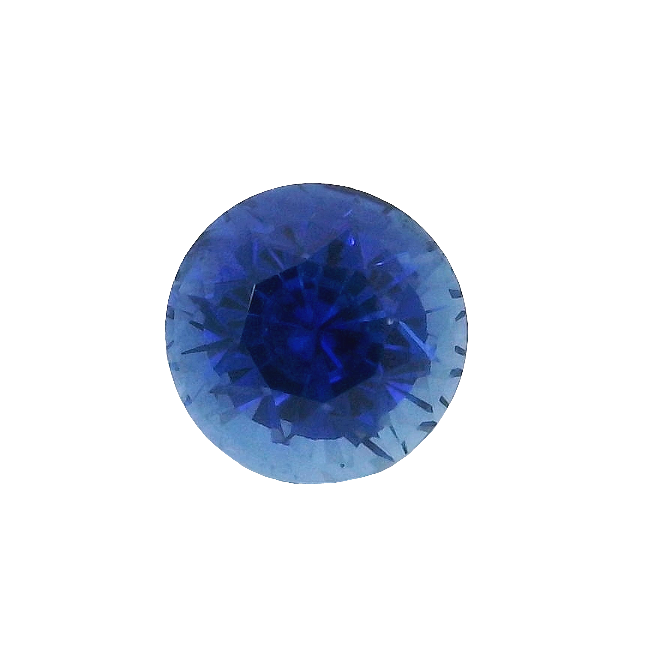 1.14ct, Blue Round Brilliant cut Sapphire