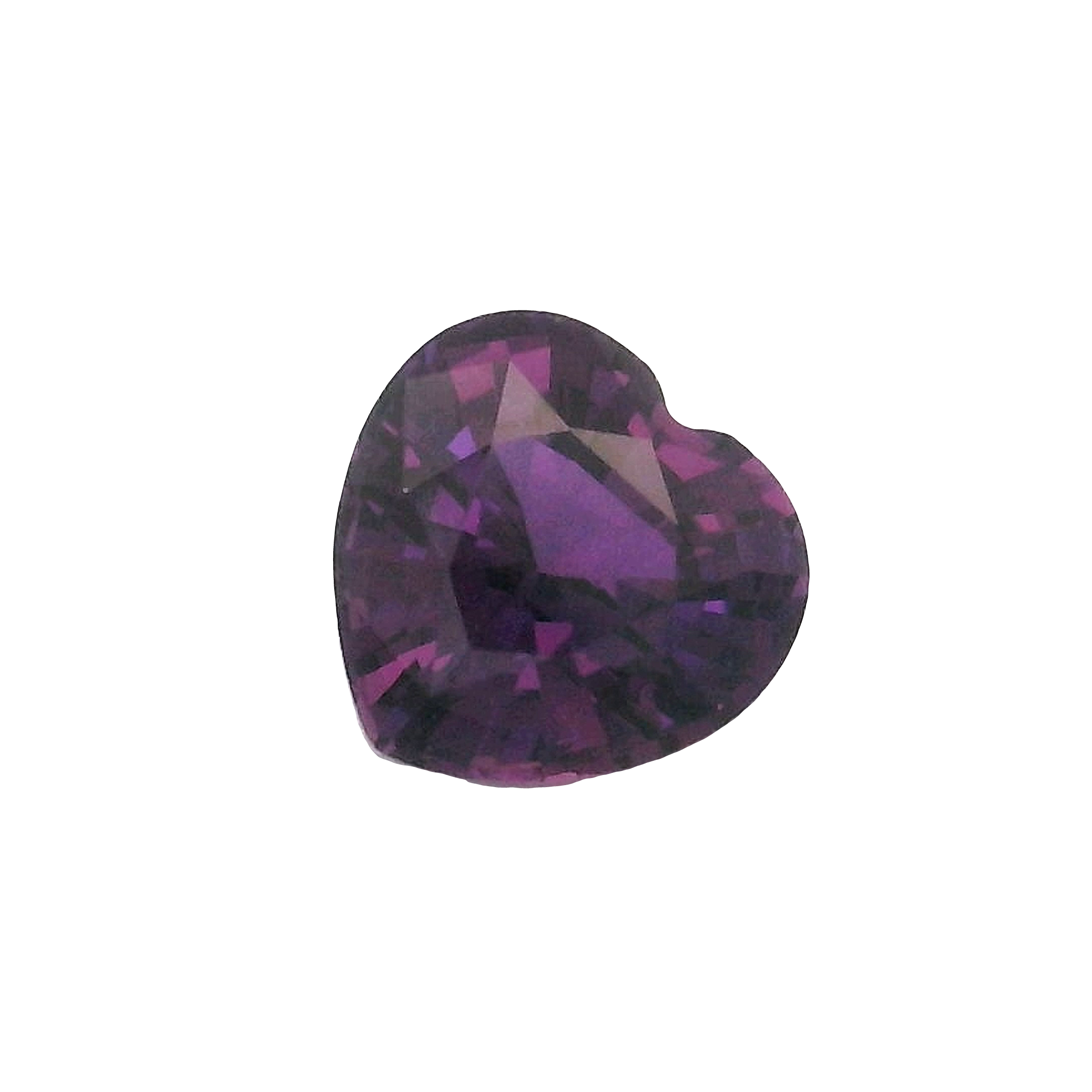 0.72ct Purple Heart cut Sapphire