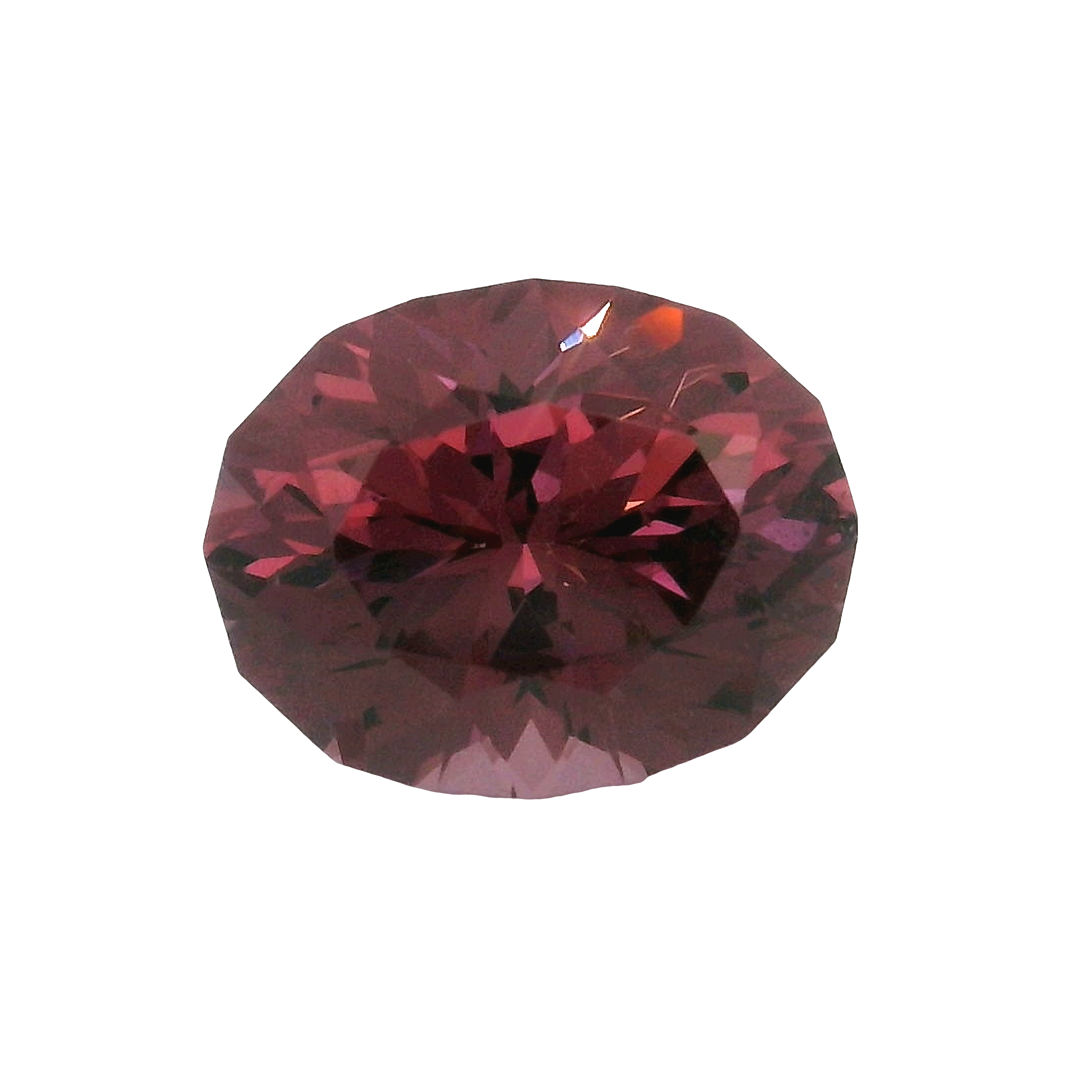 2.61ct Pink Oval cut Garnet