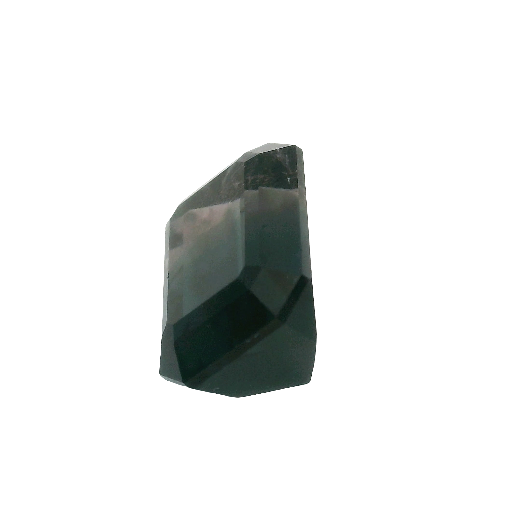3.84ct Bi-colour, Blue, Purple, Bi-colour Emerald cut Tourmaline