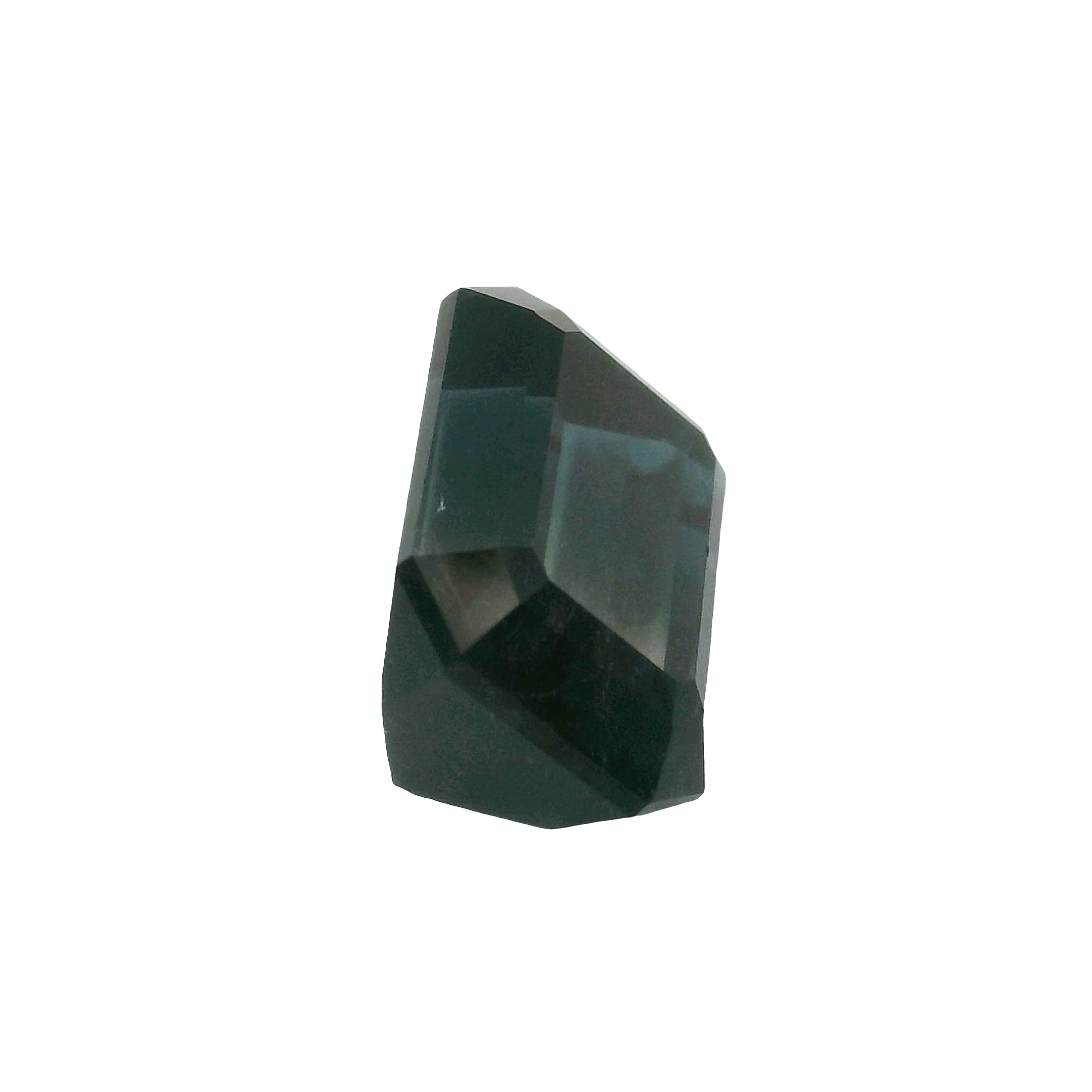 3.84ct Bi-colour, Blue, Purple, Bi-colour Emerald cut Tourmaline