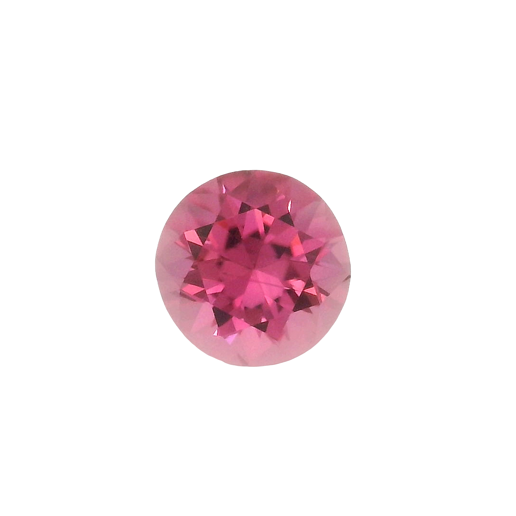 0.97ct Pink Round Brilliant cut Tourmaline