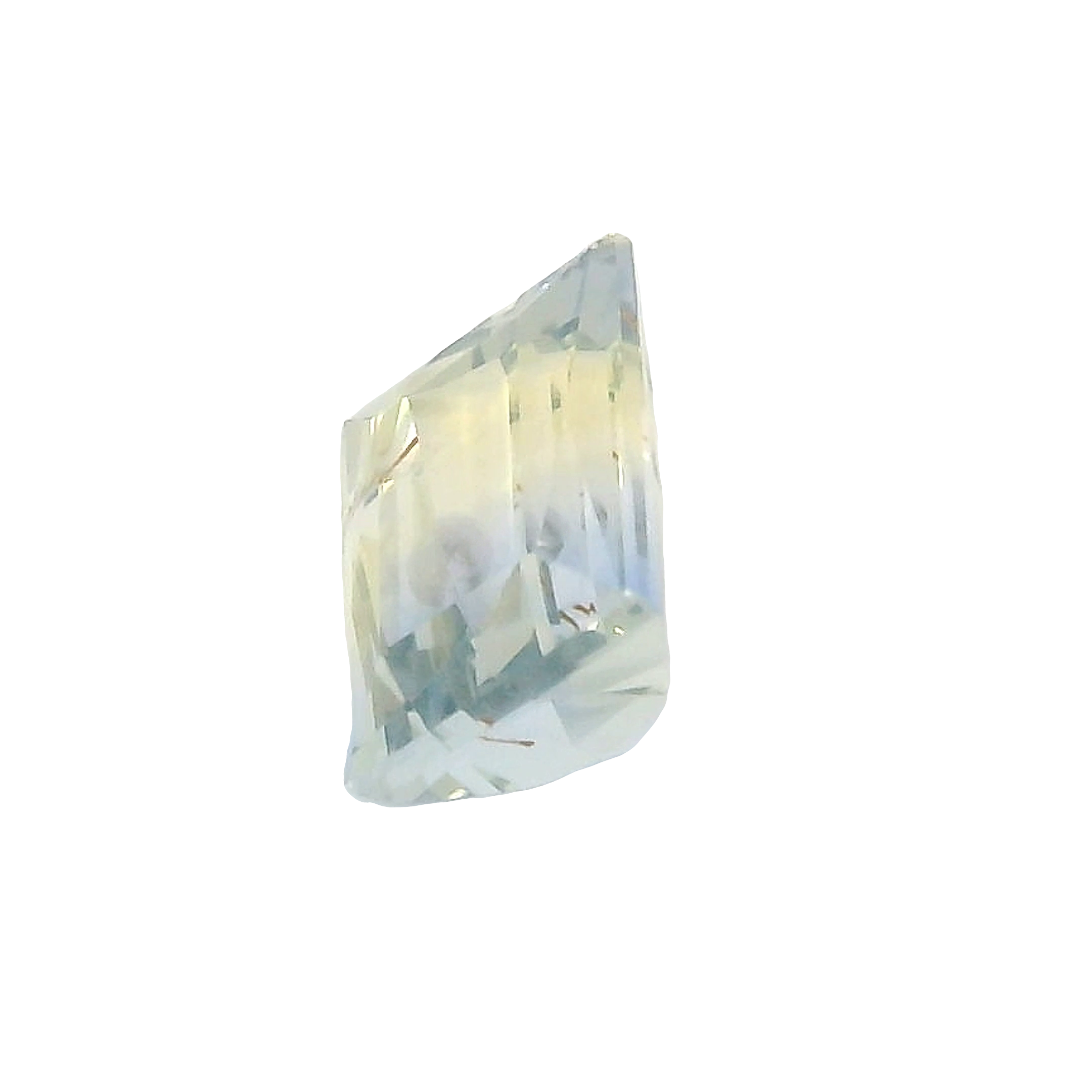 1.35ct Blue, Yellow, Parti Baguette cut Sapphire