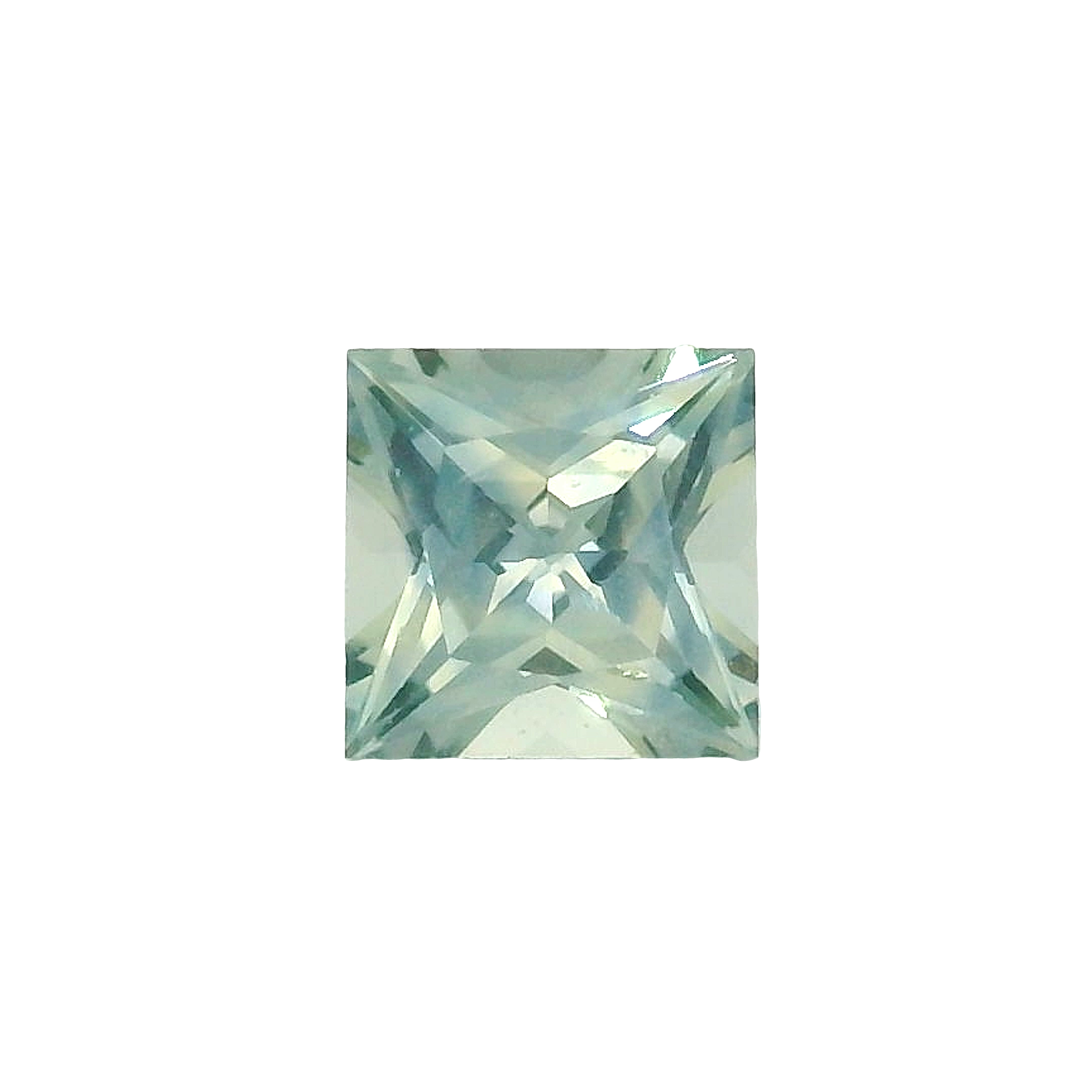 0.62ct Blue, Parti Baguette cut Sapphire