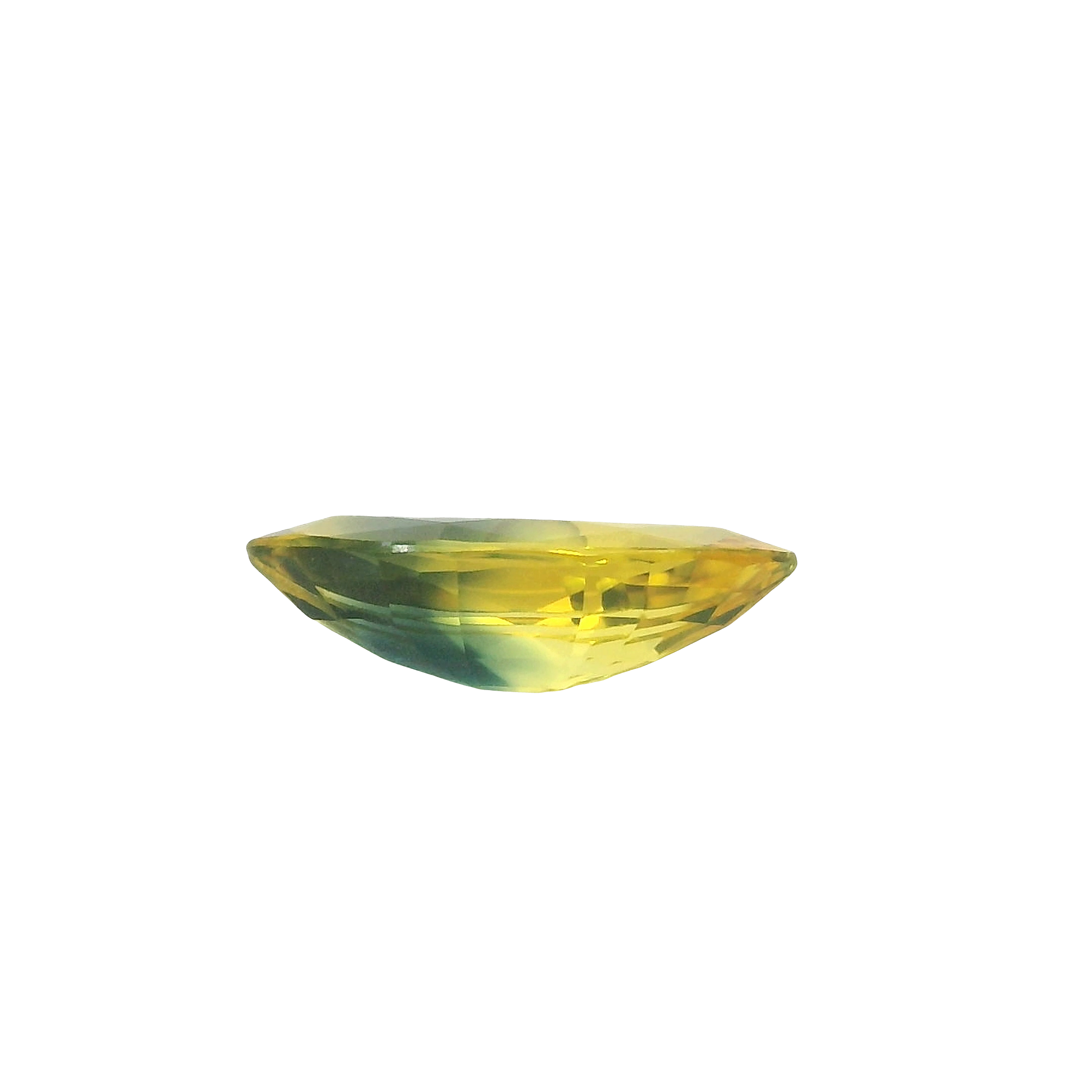 1.09ct Blue, Yellow, Parti Marquise cut Sapphire