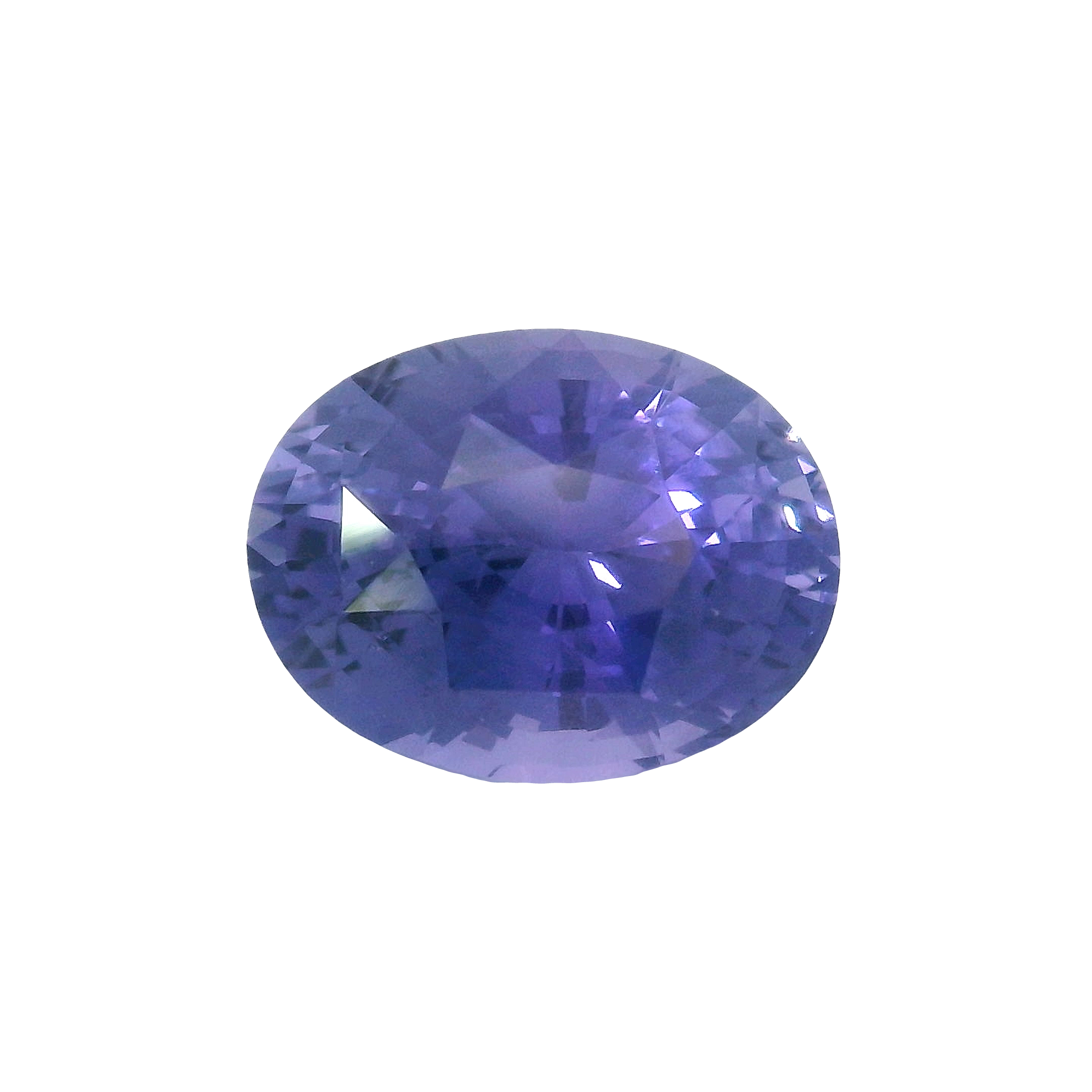 3.22ct , Purple Oval cut Sapphire