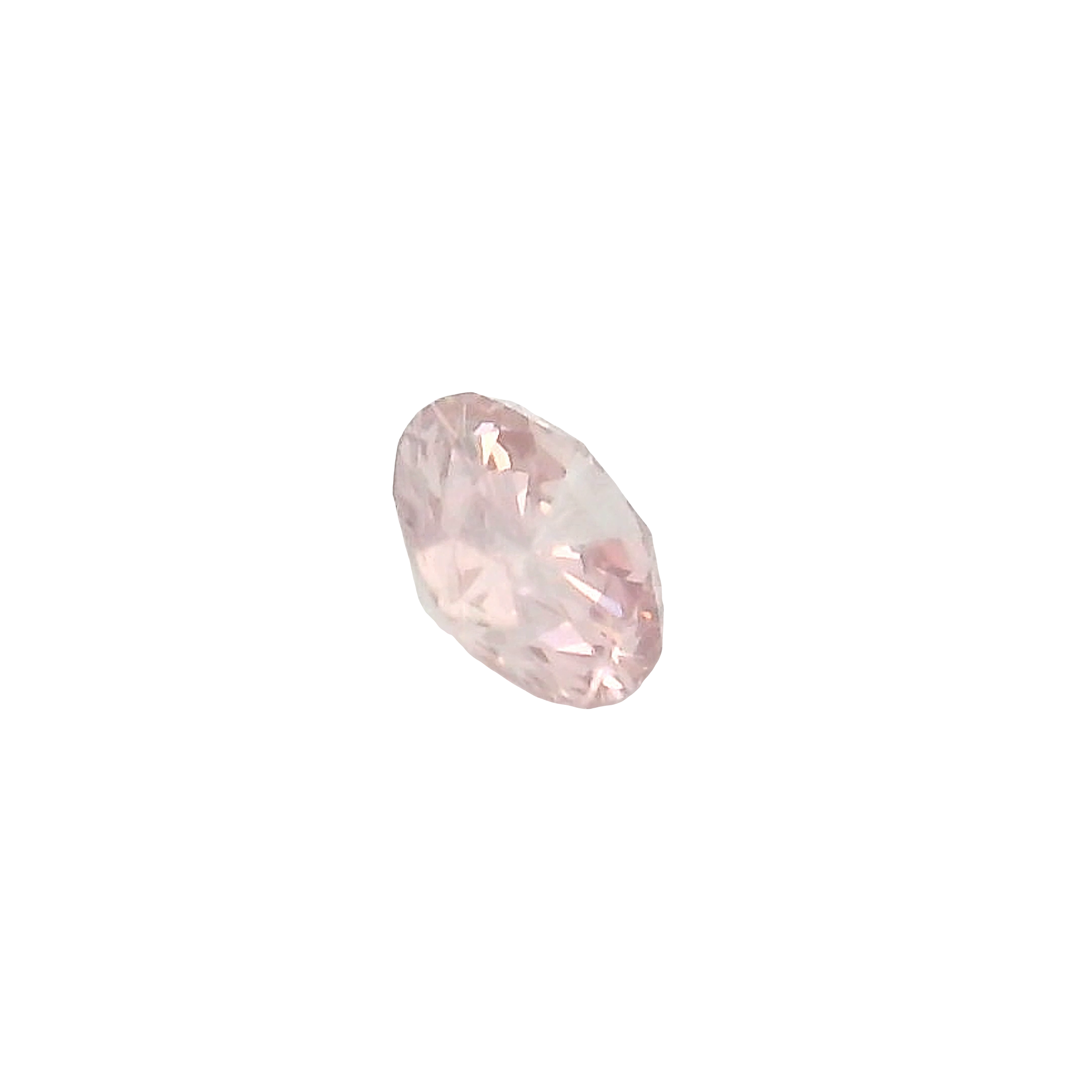 0.33ct , Pink Round Brilliant cut Certified Diamond