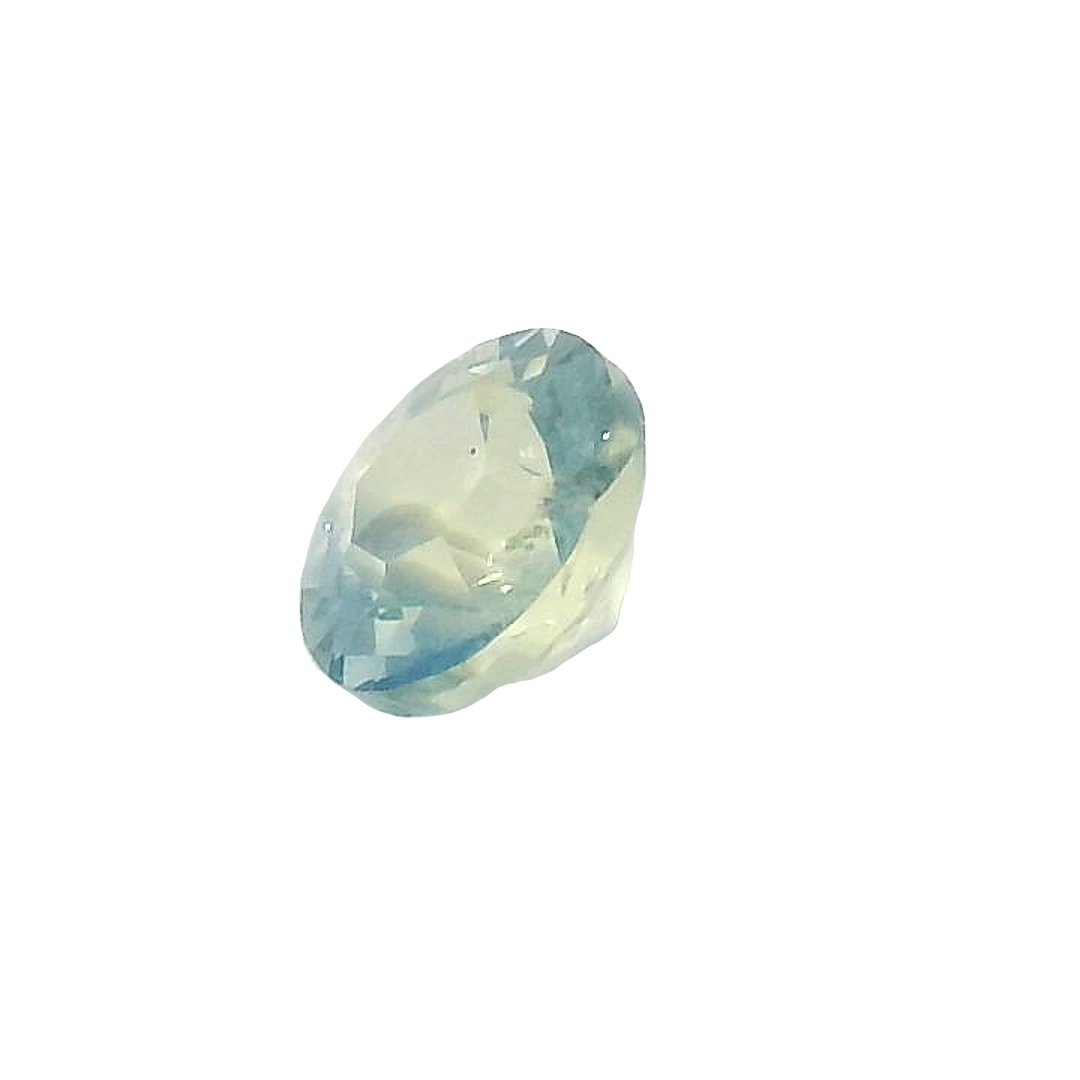 0.50ct Blue, White, Parti Round Brilliant cut Tasmanian Sapphire