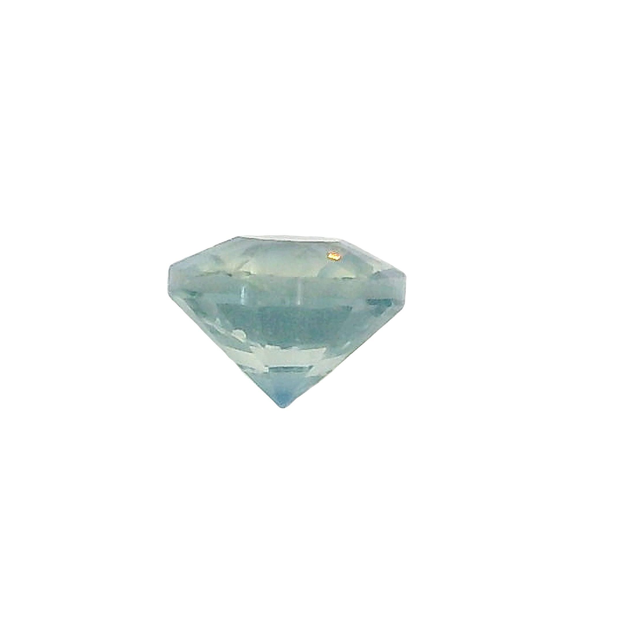 0.50ct Blue, White, Parti Round Brilliant cut Tasmanian Sapphire