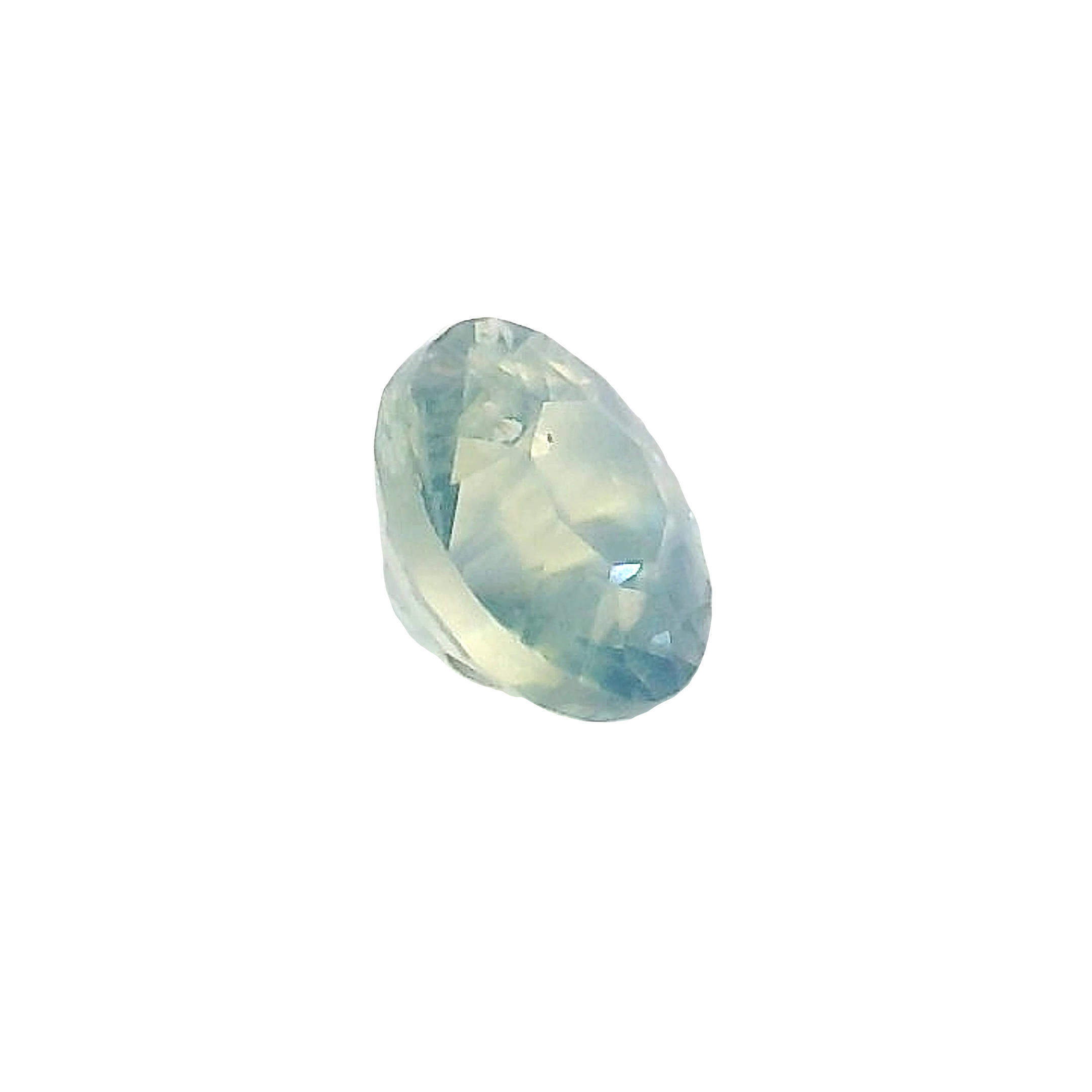 0.50ct Blue, White, Parti Round Brilliant cut Tasmanian Sapphire