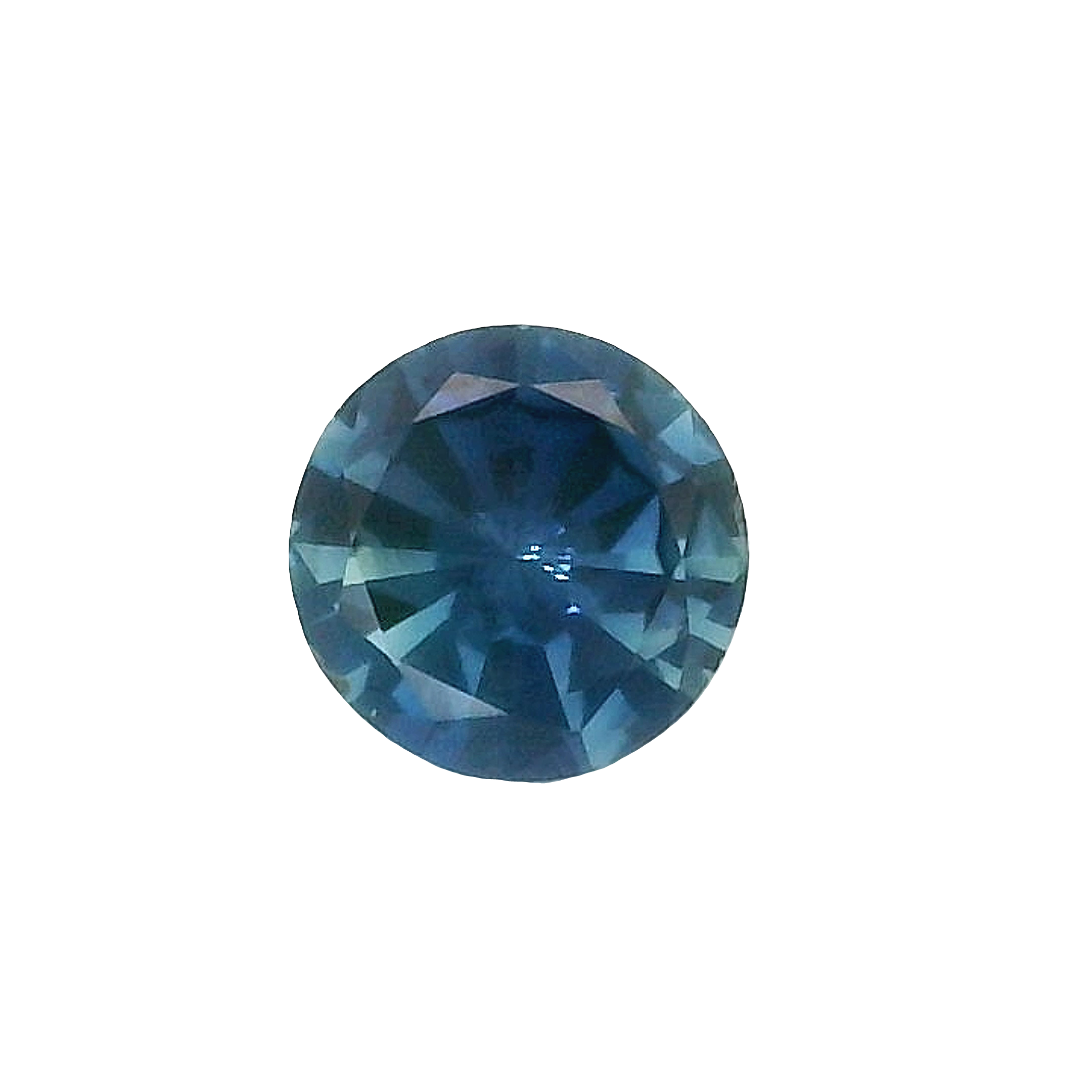 0.45ct , Blue Round Brilliant cut Tasmanian Sapphire