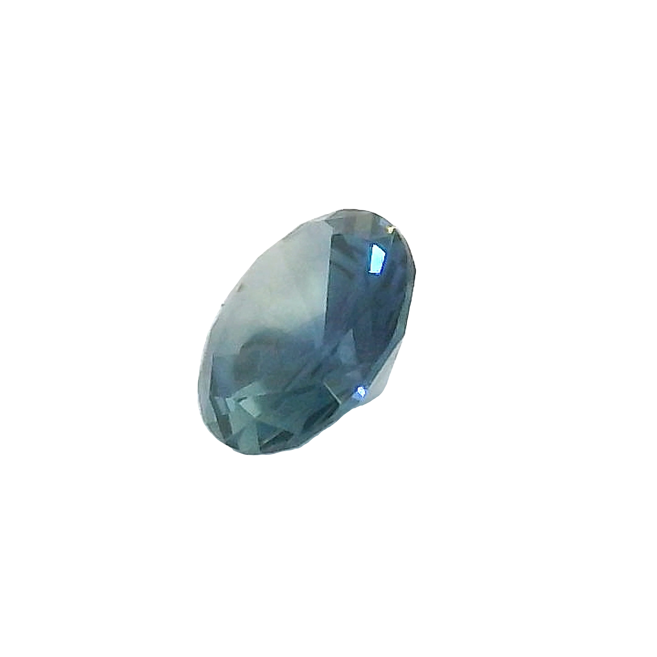 0.45ct , Blue Round Brilliant cut Tasmanian Sapphire