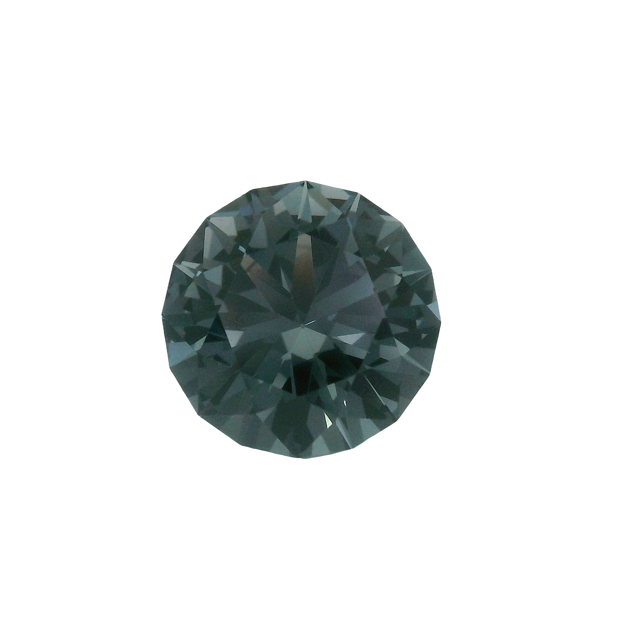 2.49ct , Blue Round Brilliant cut Spinel