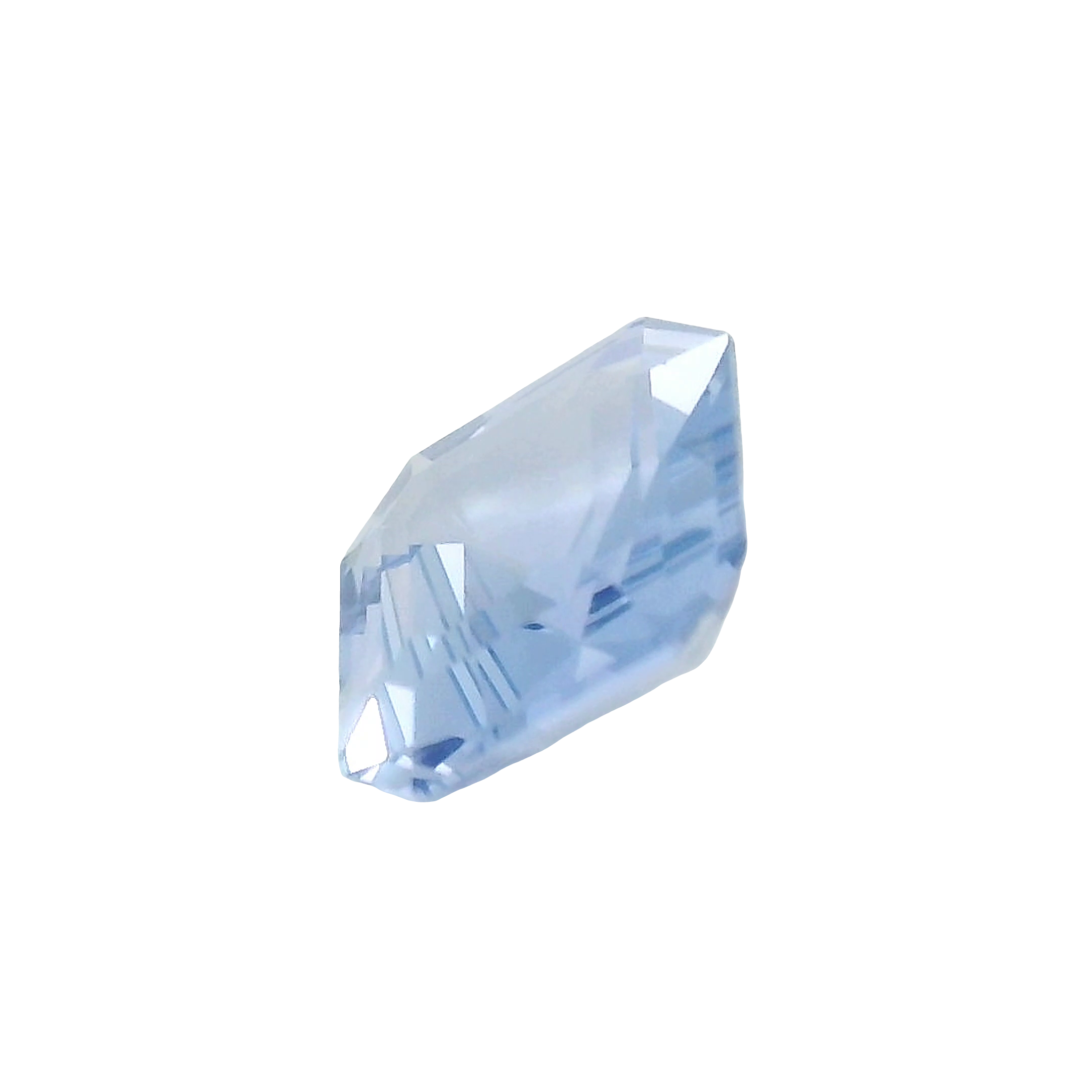 1.71ct , Blue Emerald cut Sapphire