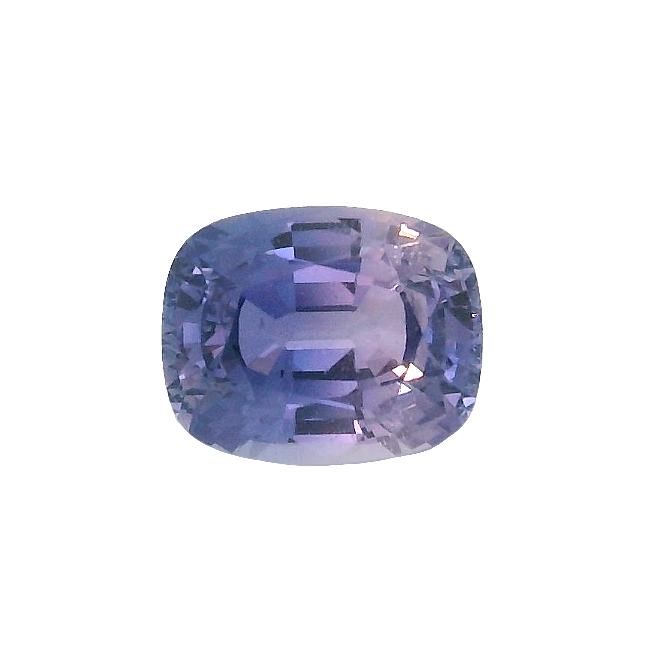 1.61ct , Purple Cushion cut Sapphire
