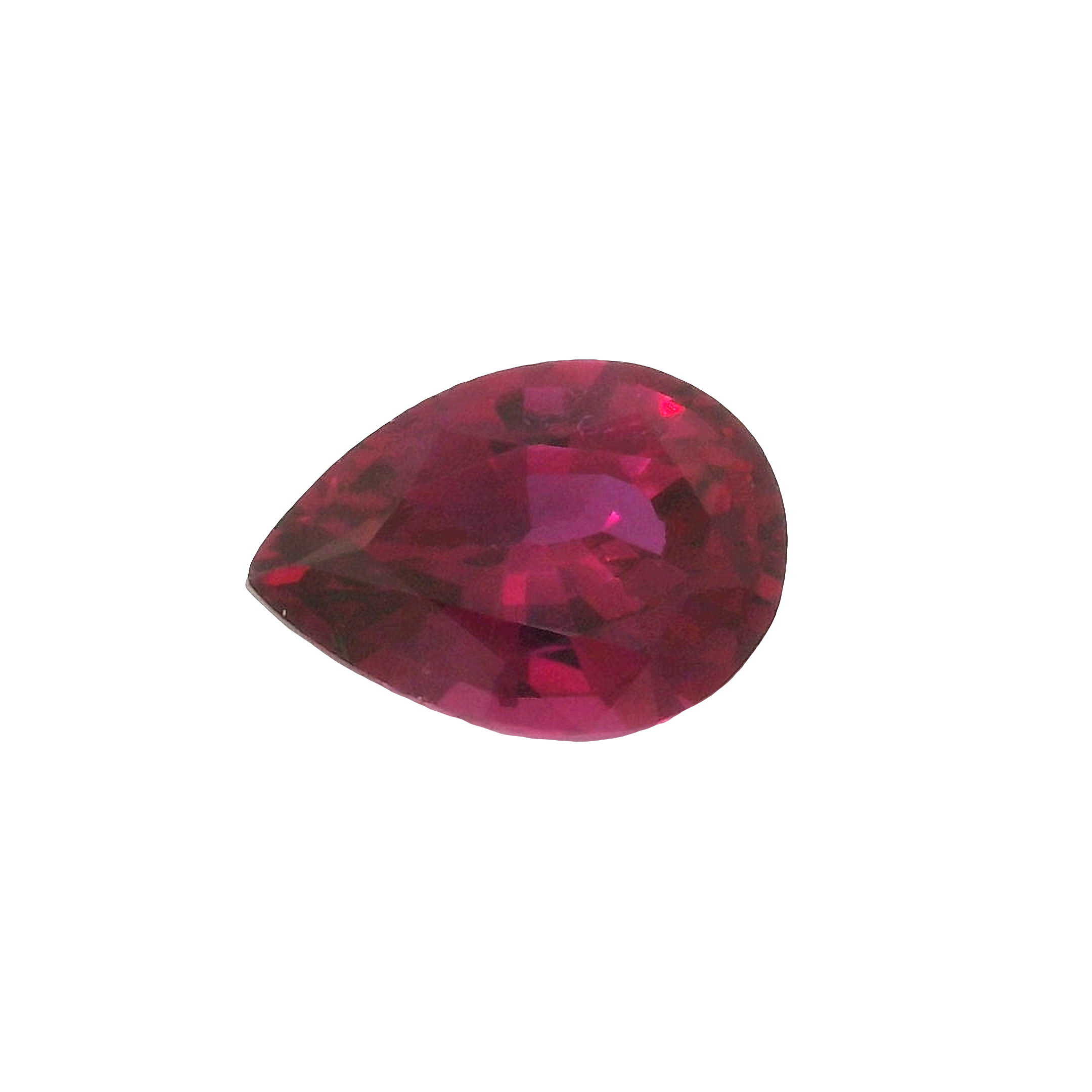 1.03ct , Red Pear cut Ruby