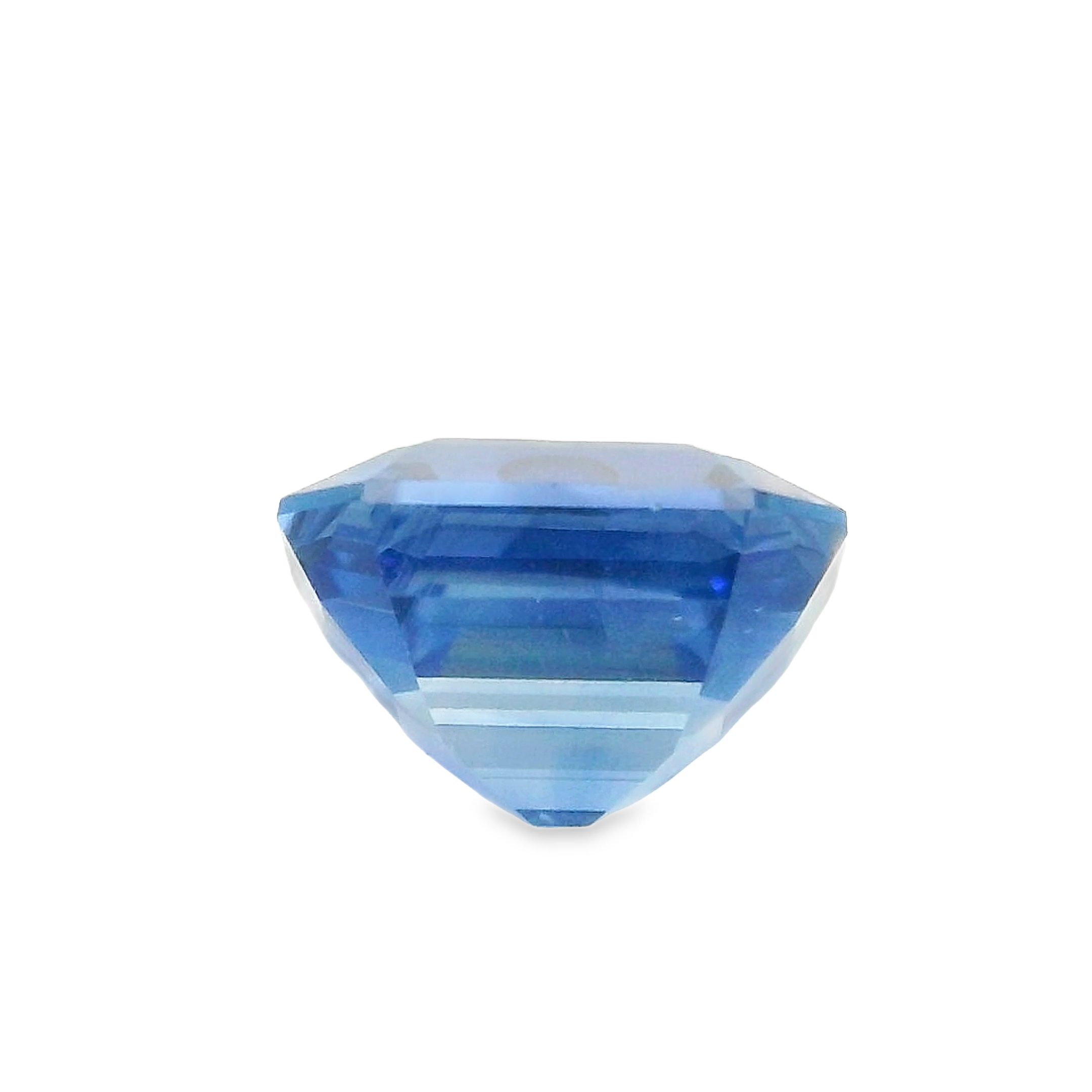 2.04ct Blue Emerald cut Sapphire